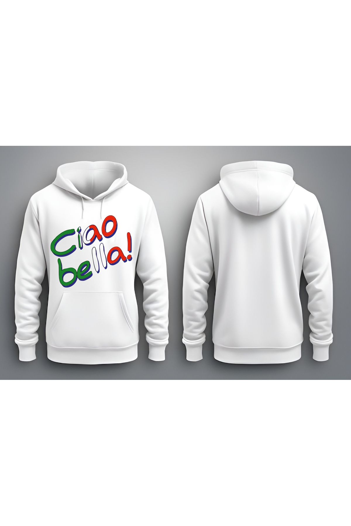 CDA BEYAZ CIAO BELLA UNISEX SWEATSHIRT