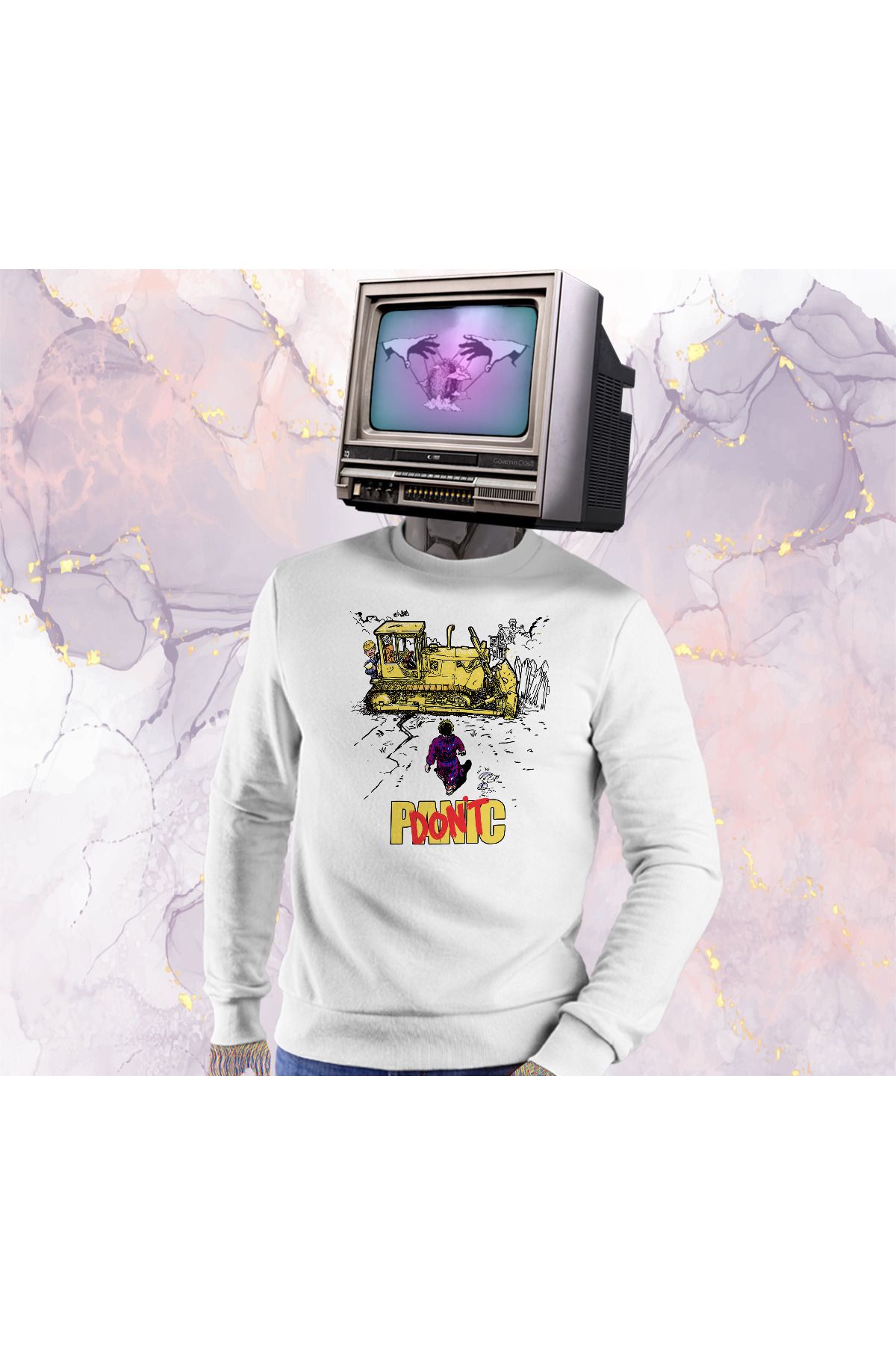 Güvenin Düşü Otostopçunun Galaksi Rehberi - Don't Panic - Sweatshirt