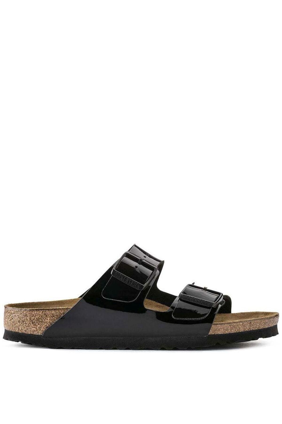 Birkenstock-Black Slippers Womens Shoes 1