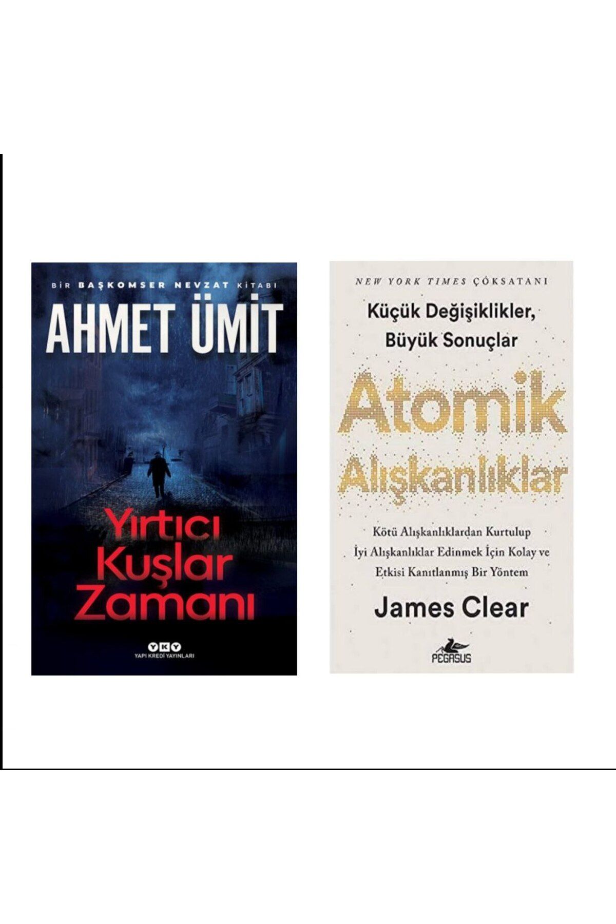 Yapı Kredi Yayınları Yırtıcı Kuşlar Zamanı - Ahmet Ümit Atomik Alışkanlıklar - James Clear