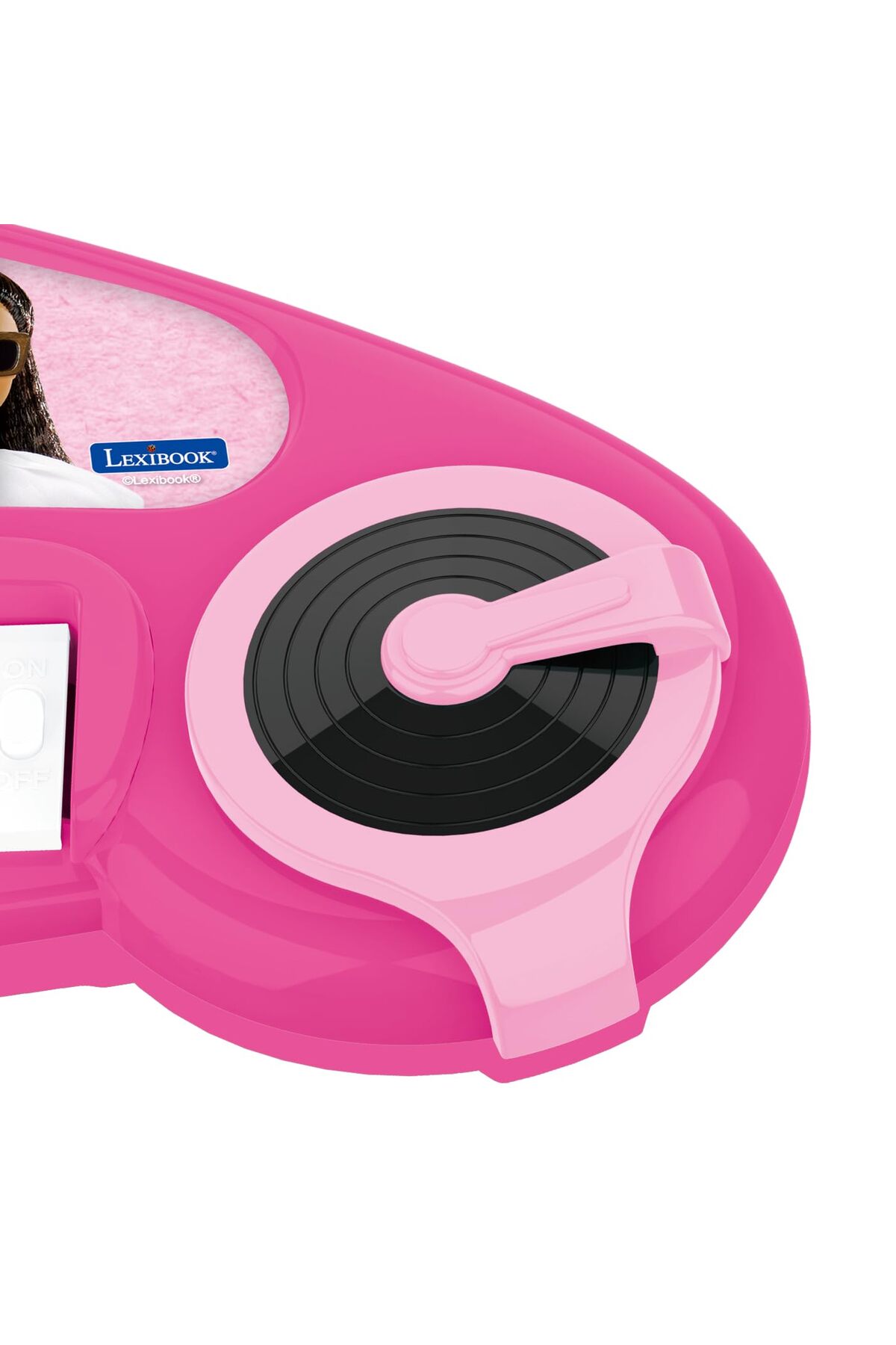 پیانوی الکترونیکی باربی | اسباب‌بازی موسیقی کودکان | جلوه‌های نوری | میکروفون | درامز | پخش‌کننده دی‌جی | صورتی