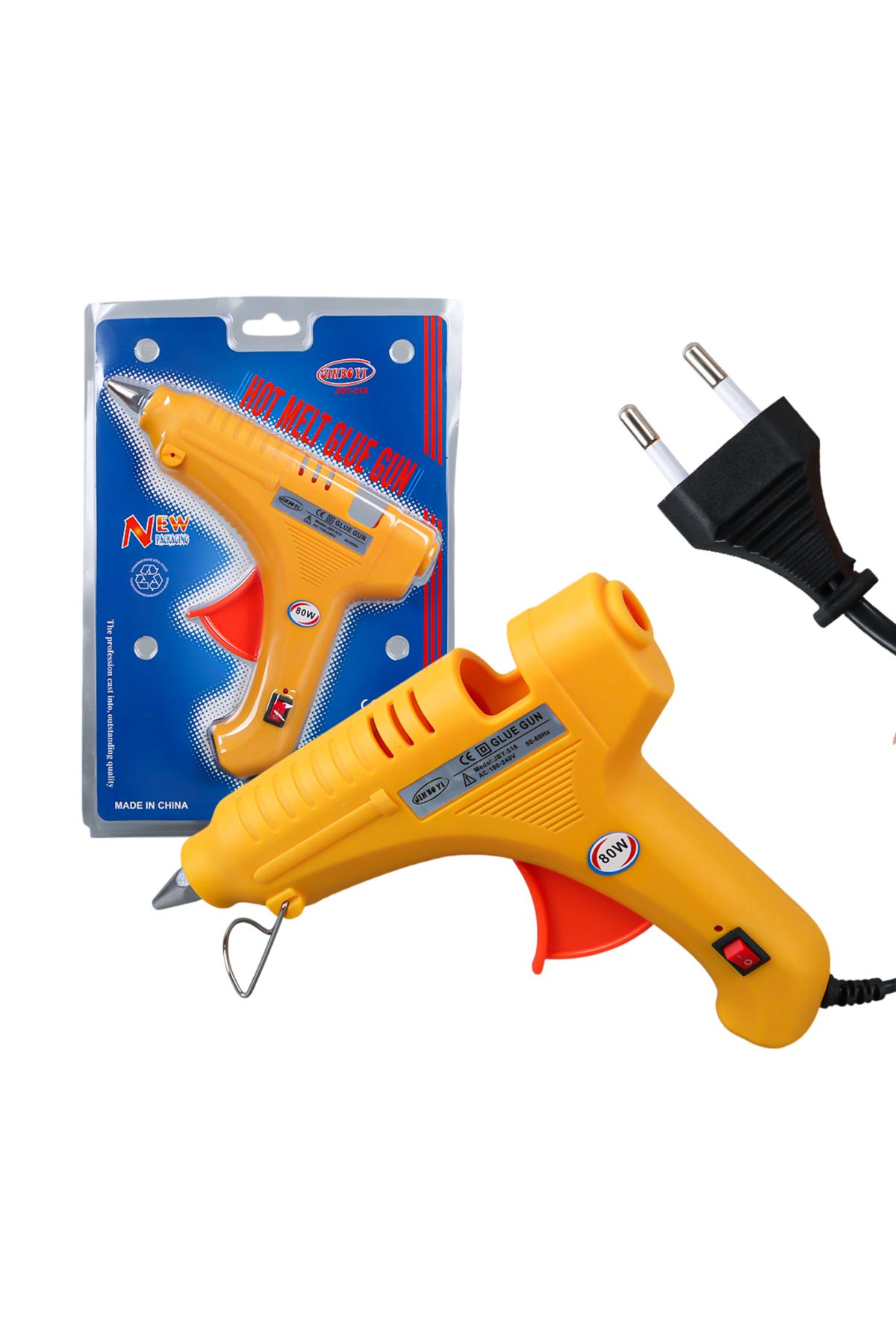 Mu Art Ahşap Anahtarli 80 Watt Sicak Mum Silikon Tabancasi Jby-80w (5175)