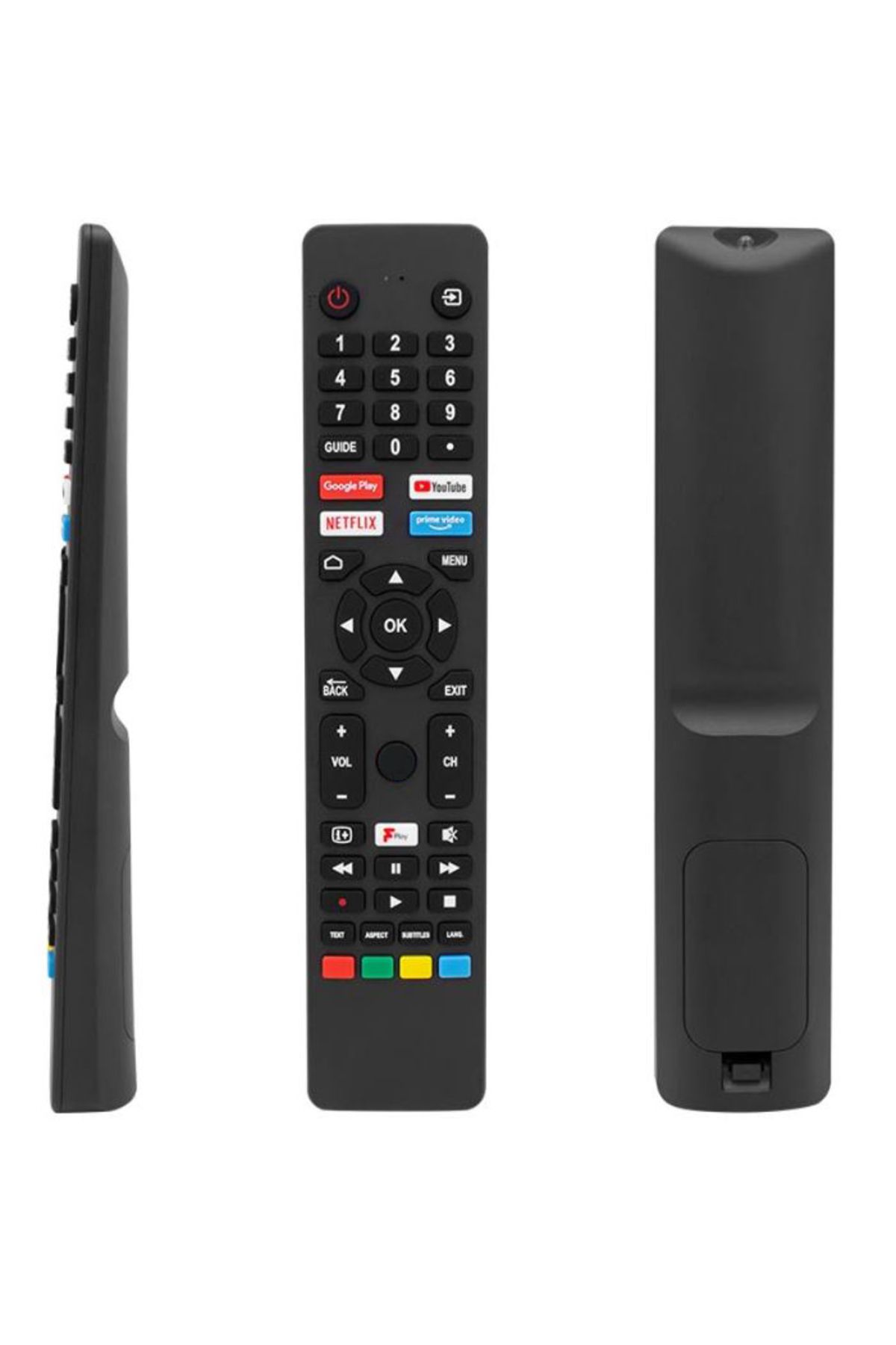 Kapamarka SES KOMUTSUZ JVC RM-C3250 NETFLIX-PRIME VIDEO-GOOGLE PLAY-YOUTUBE TUŞLU LCD LED TV KUMANDA