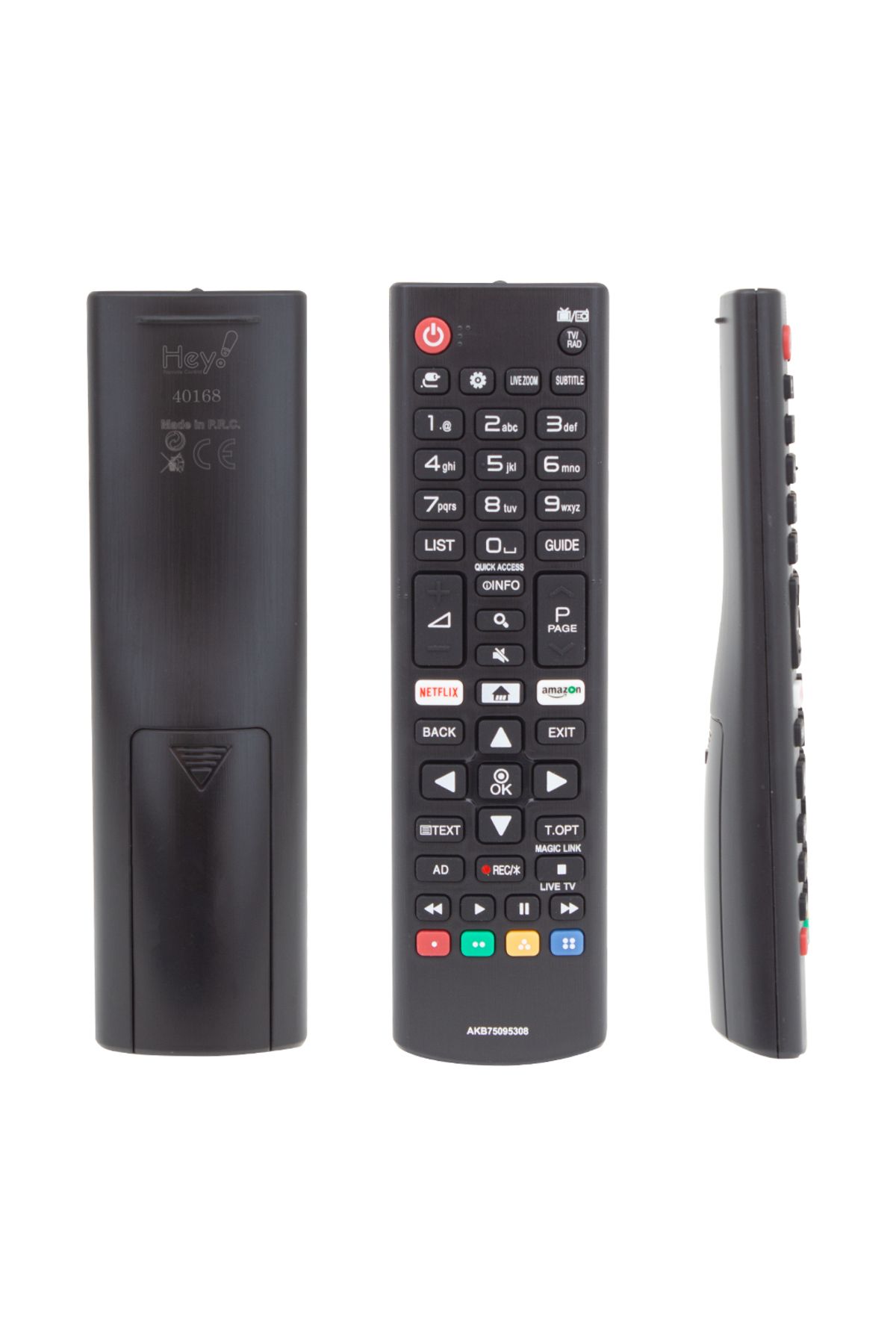 Kapamarka LG NETFLIX-AMAZON TUŞLU LCD LED TV KUMANDA (AKB75095308CAS65BN708) (40168=16961)