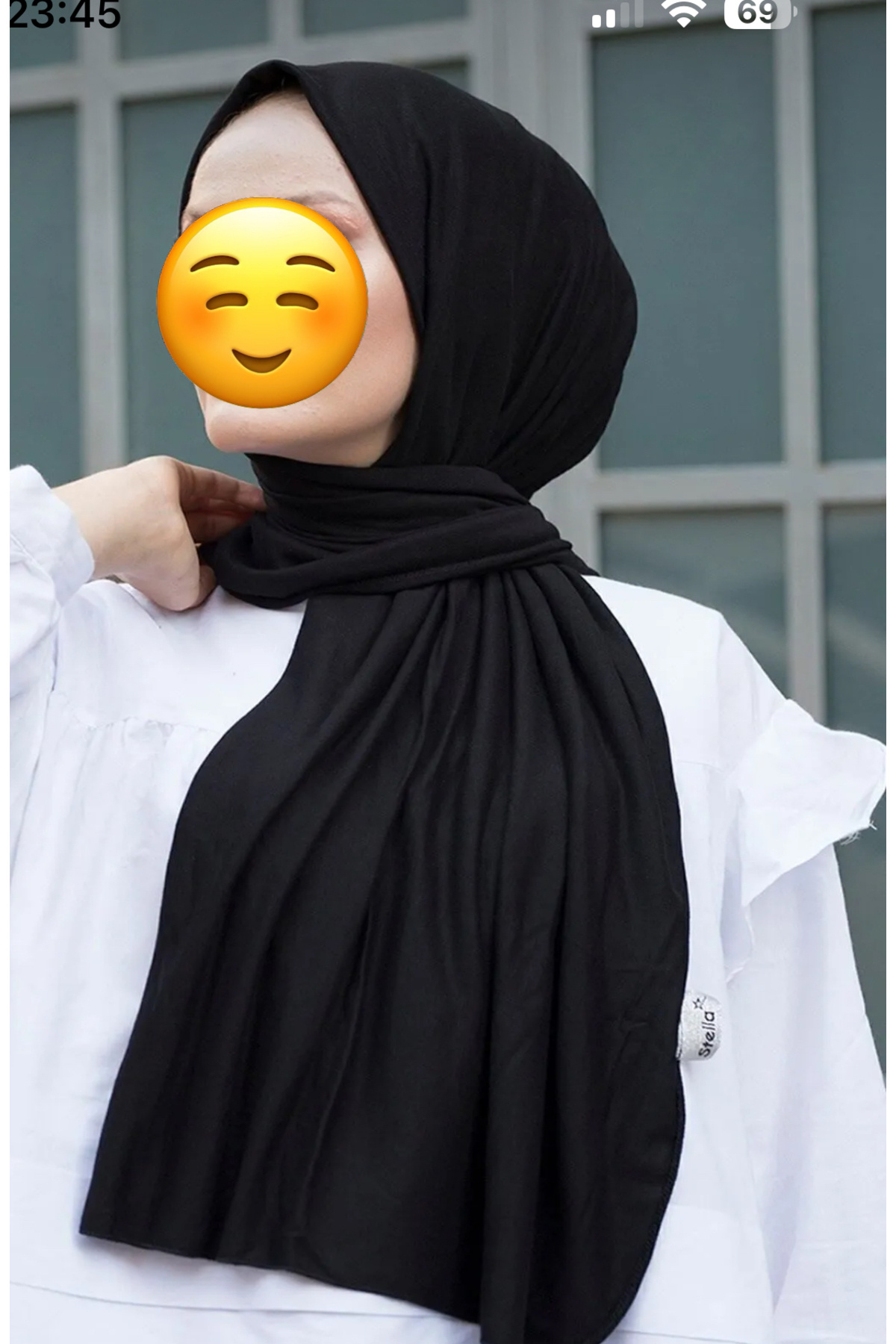 AKAL KADIN SİYAH PENYE ŞAL