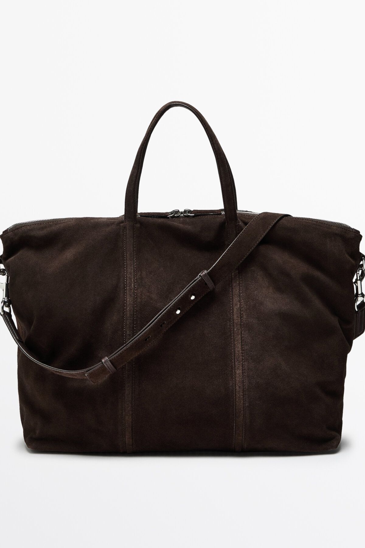 کیف مسافرتی چرم ناپا Massimo Dutti