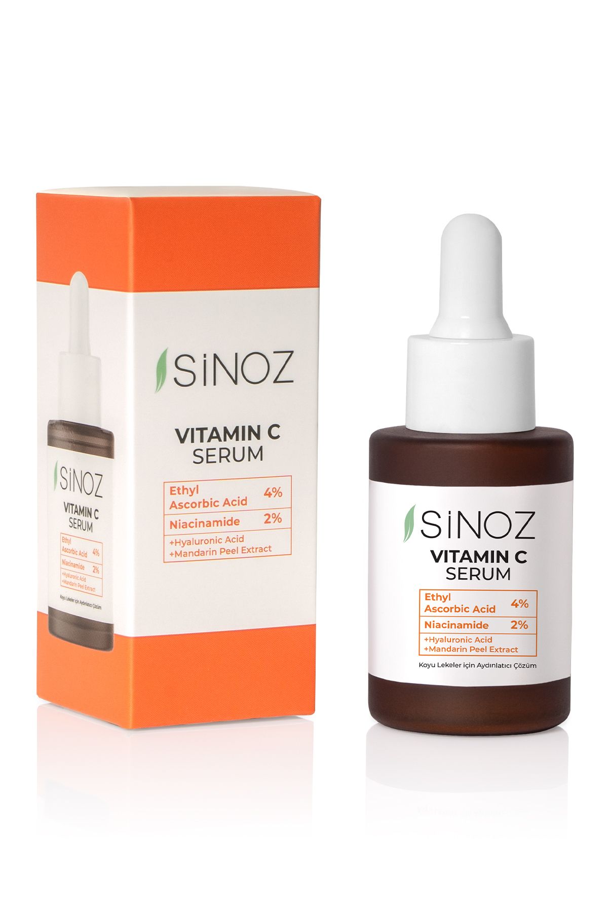 SİNOZ-Tone Equalizing Brightening Vitamin C 4 % Niacinamid 2 % Gesichtsserum 30 ml für jede Haut 5