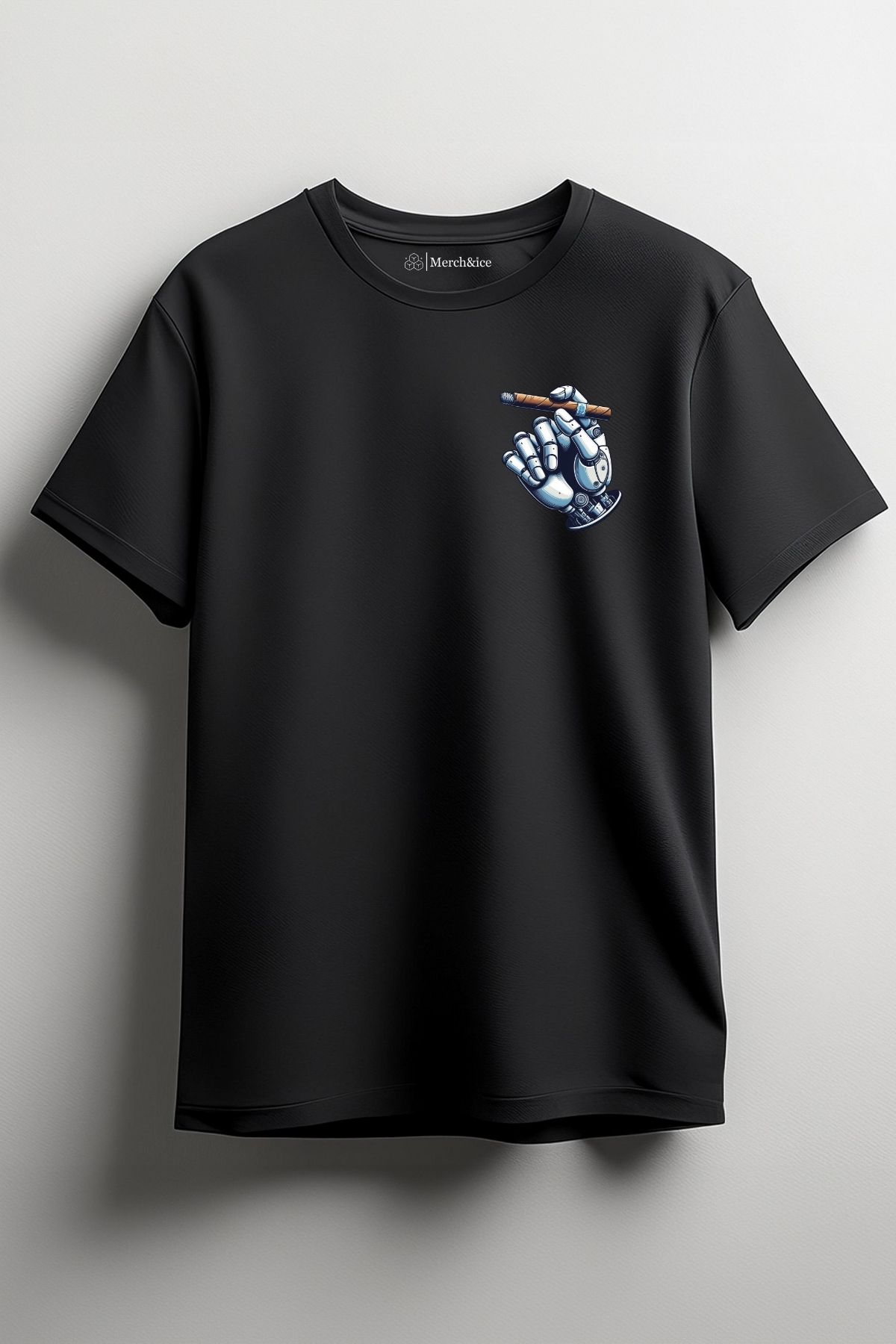 Merch&ice Robot Eli Baskılı Unisex T-Shirt
