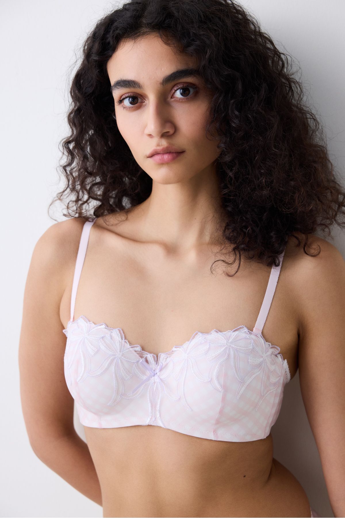 Penti-Lotus Broderie Pink Bra 2