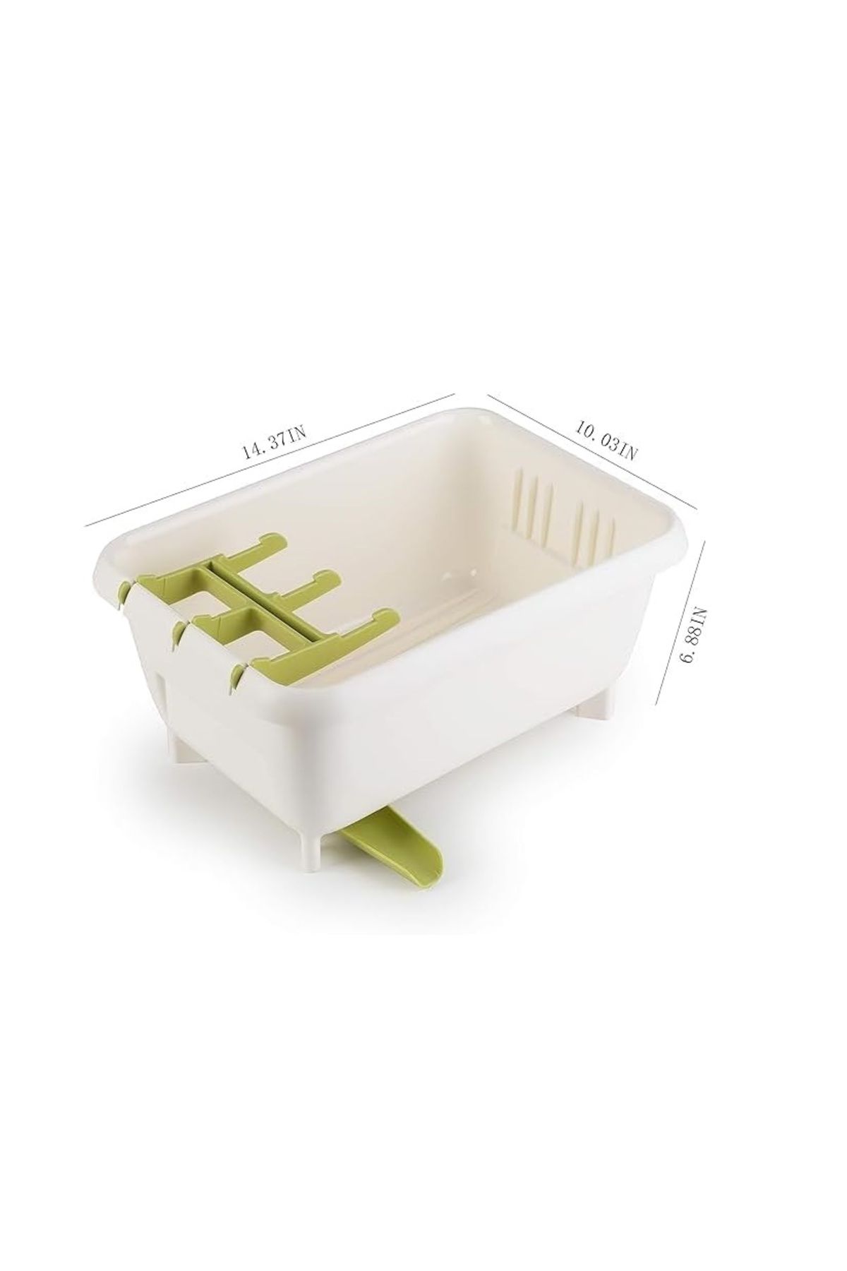 mastergold-Dish Drying Rack and Cutlery with Drain Hole | Fruit and Vegetable Washing Sink | Sink Organizer 5
