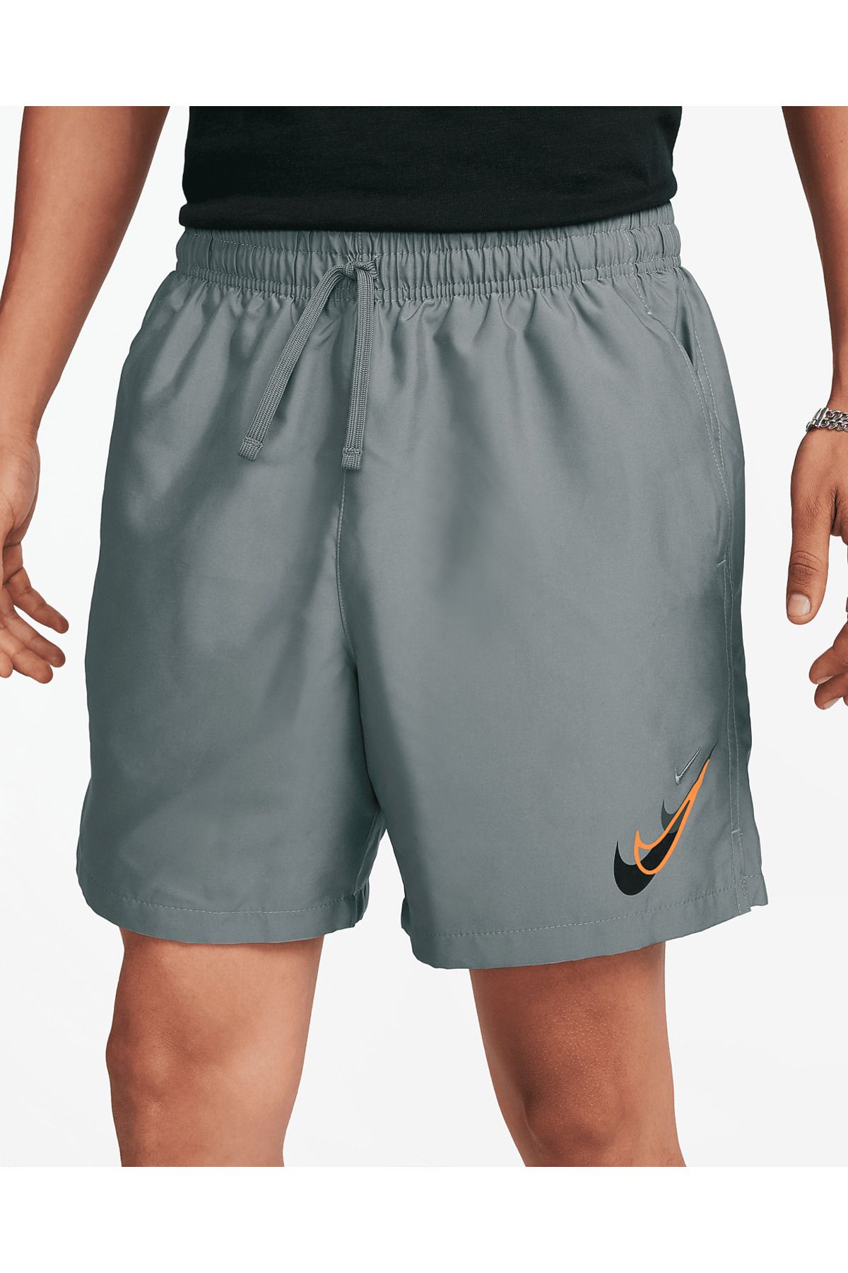 Nike-Sportswear Men's Woven Shorts Lined Men's Casual Running Shorts 2