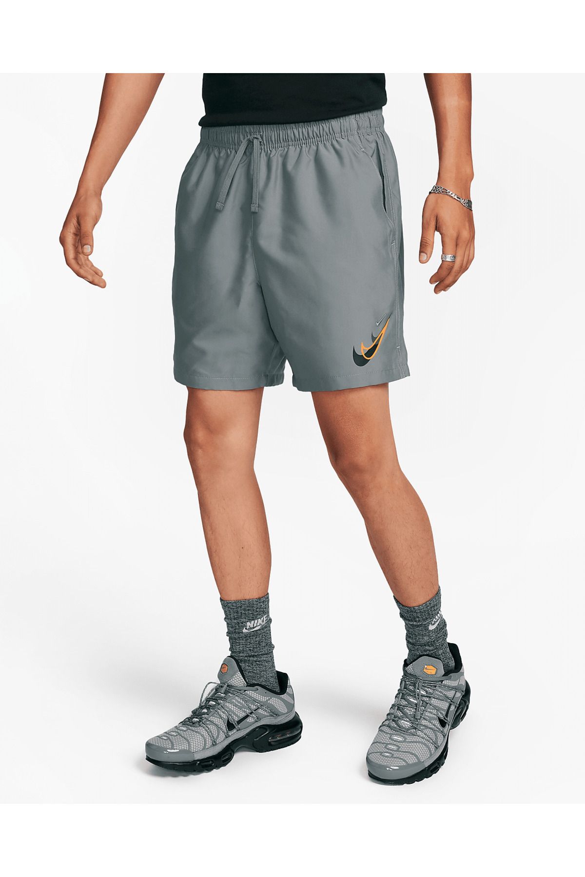 Nike-Sportswear Men's Woven Shorts Lined Men's Casual Running Shorts 1