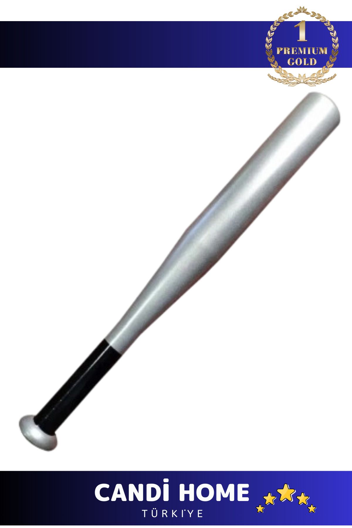 HOBİ CONDİ Premium Ekstra Kaliteli 64 Cm Modern Zarif Kırılmaz Rahat Kavrama  Metal Baseboll Beyzbol Sopası