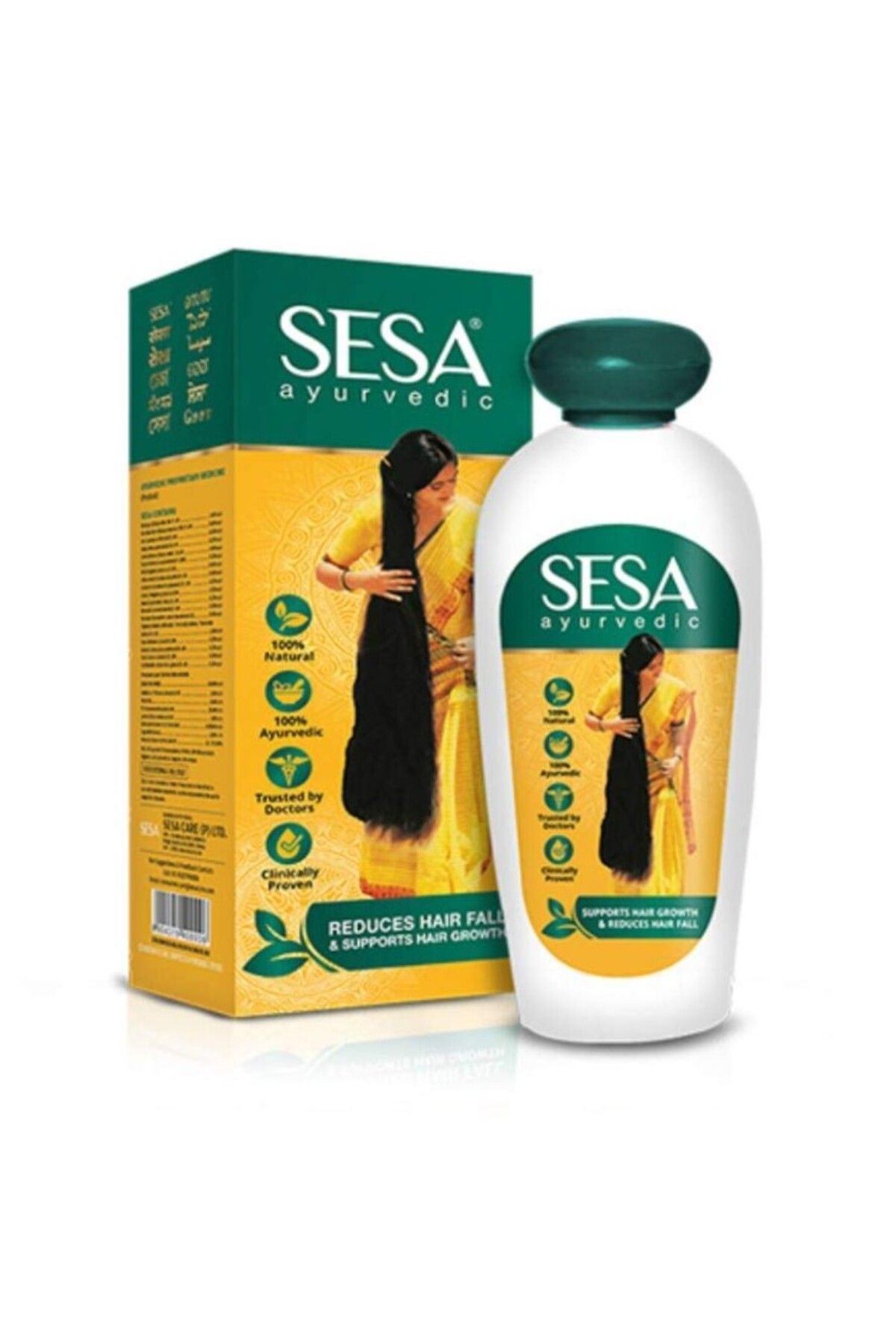 SESA-Sesa Oil 100 ml, INDICKÝ olej pro růst vlasů 3