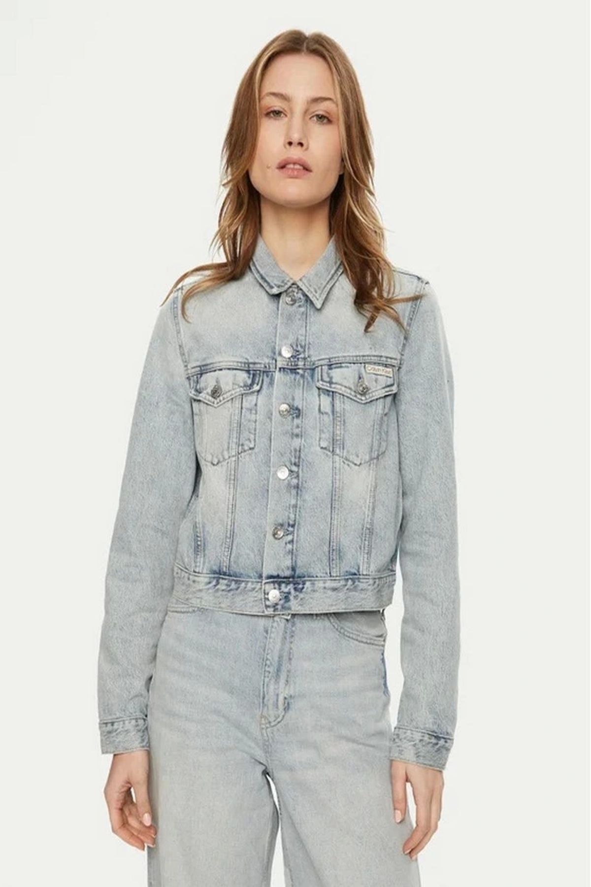 Calvin Klein-JACKET DE DENIM CROPPED Anii 90 1