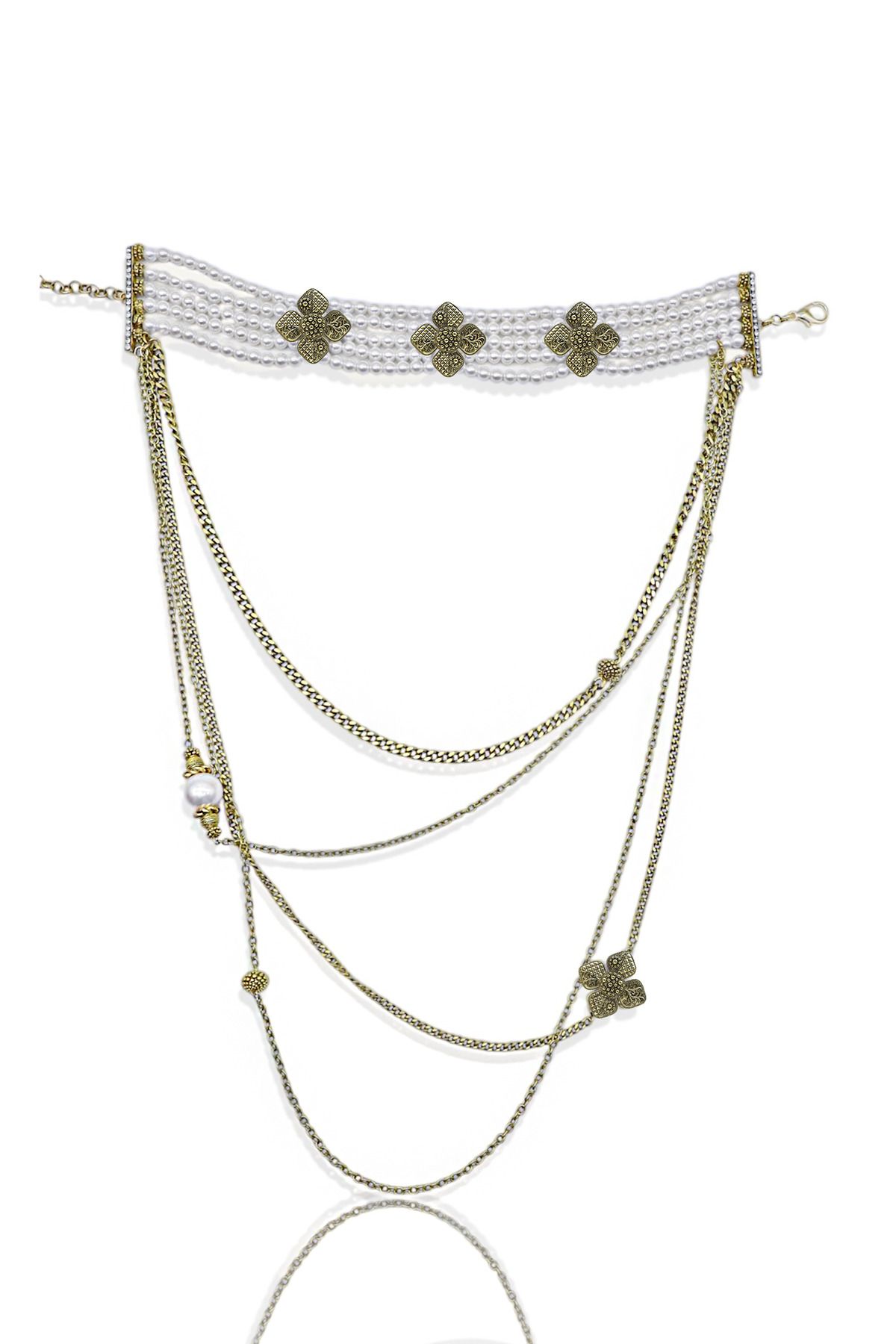 Bayemeyc-Cherie Chance Multi Pearl Necklace 1