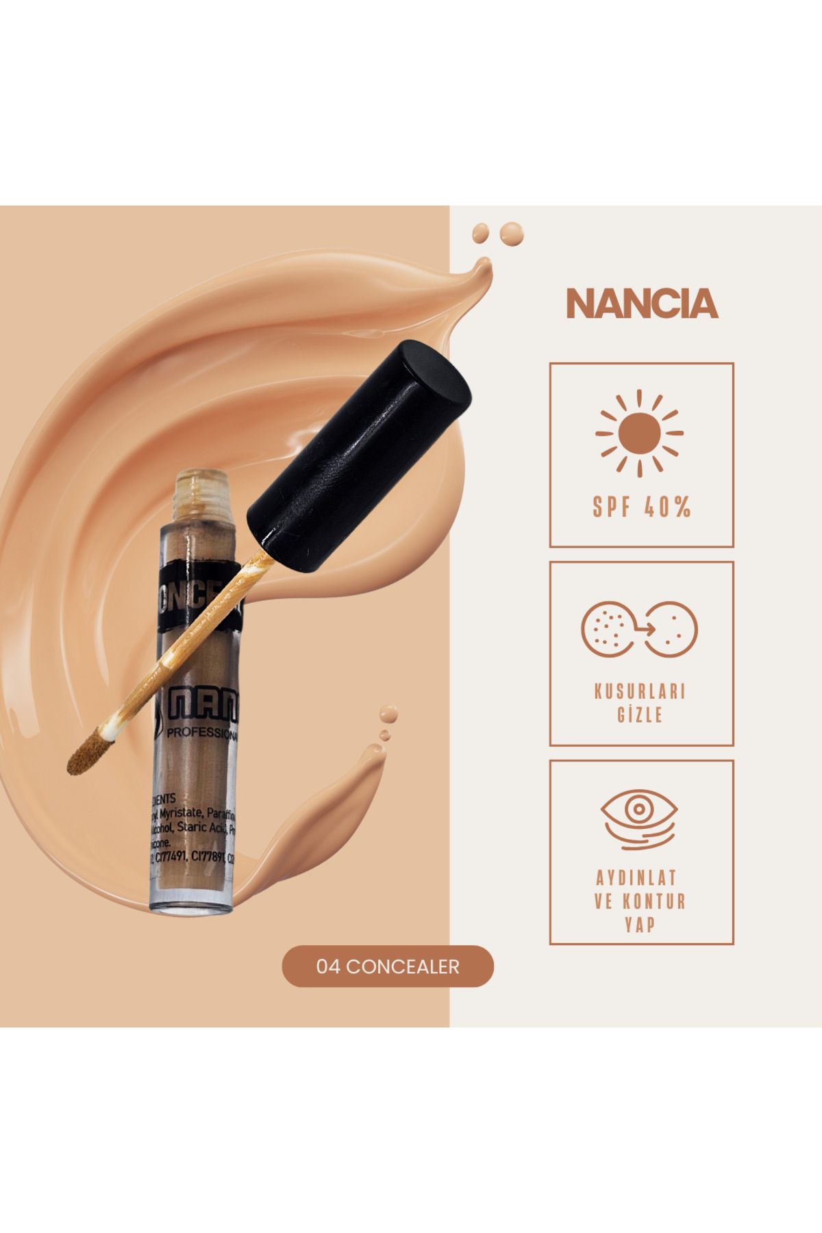 Nancia LİKİT CONCEALER NC 014