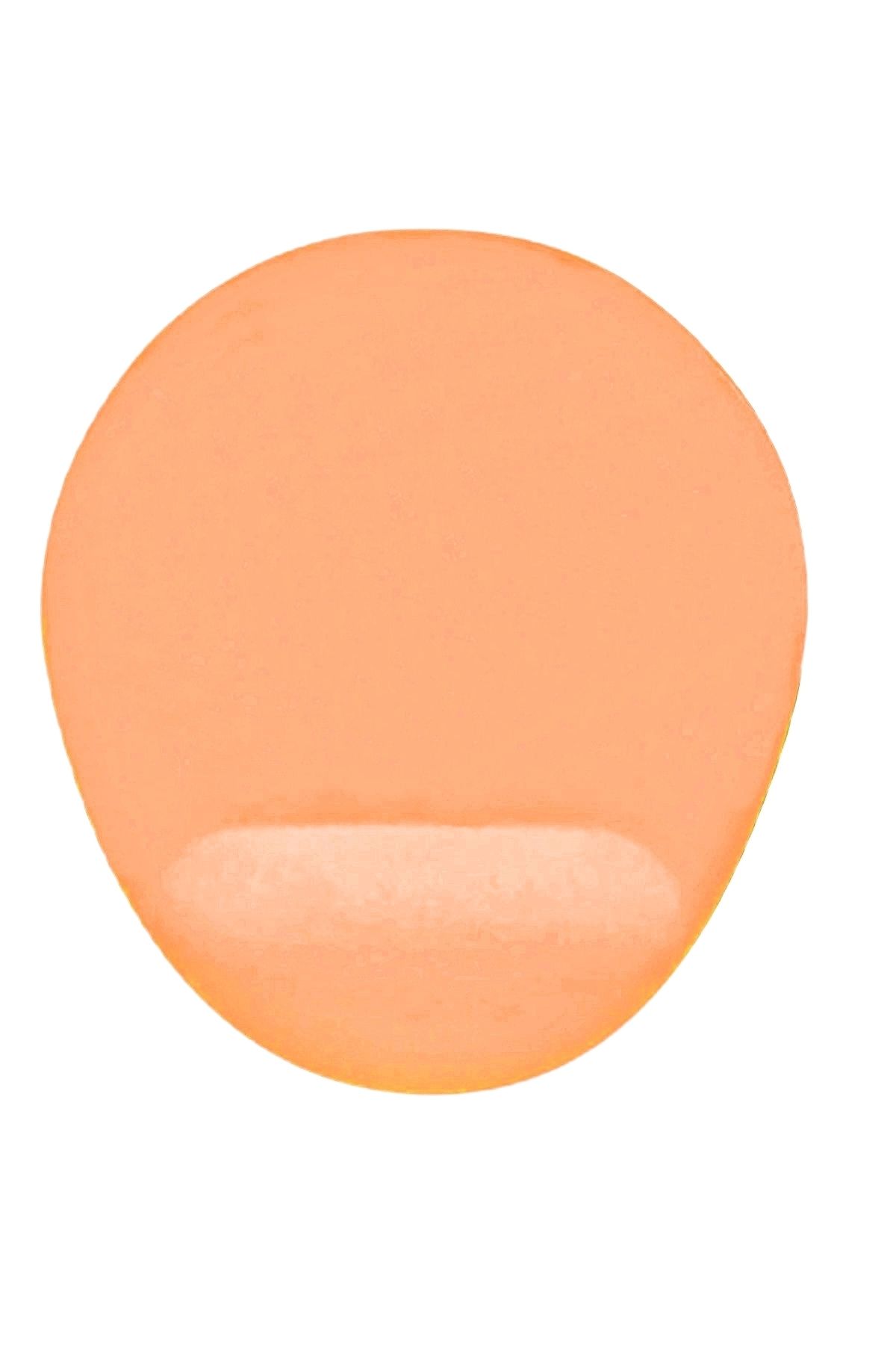Boldy-Mousepad with Wrist Support - Non-Slip Mouse Pad - Mouse Pad -Oval Mouse Pad-Orange Mousepad-Mouseped 3