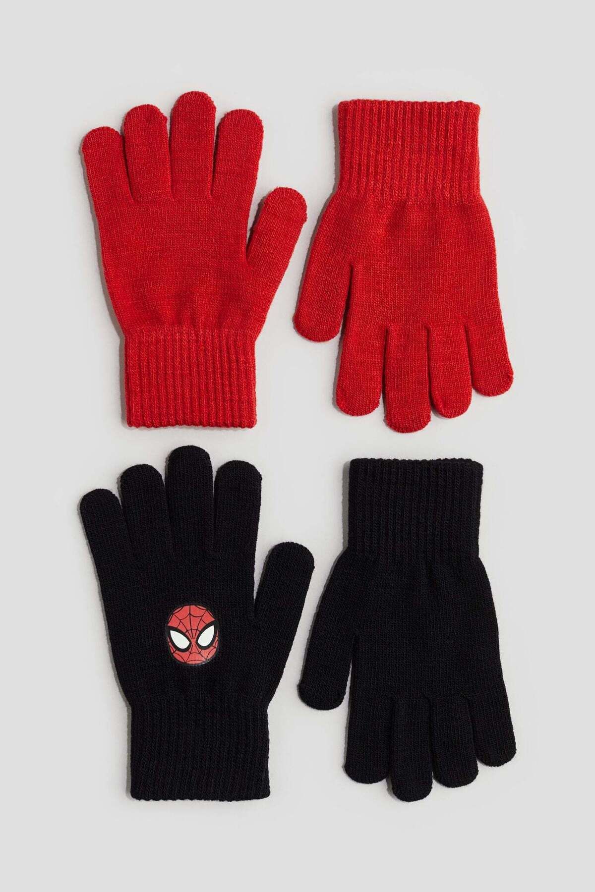 H&M-2-pack fine-knit gloves 1