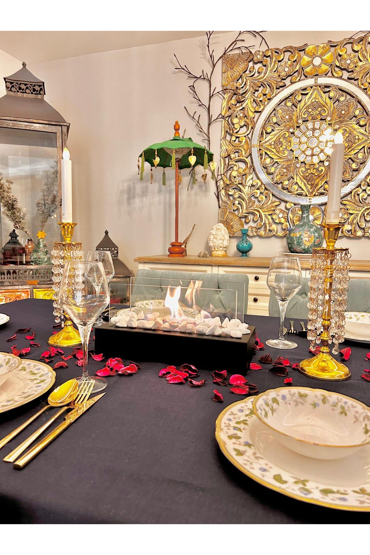 Home MASA ÜSTÜ ŞÖMİNE SİYAH