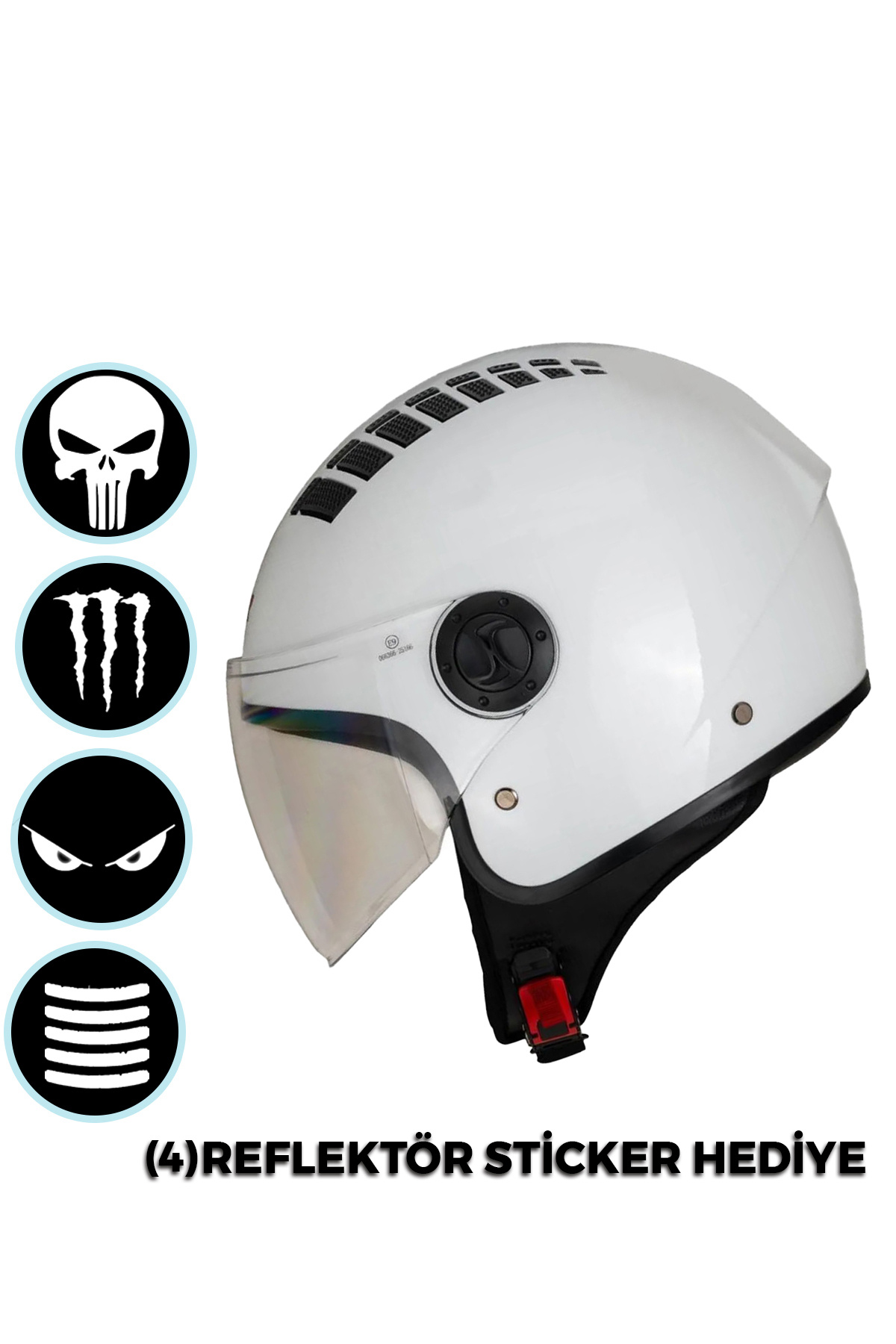 NCR Air Çenesiz Kask (Ece Belgeli)