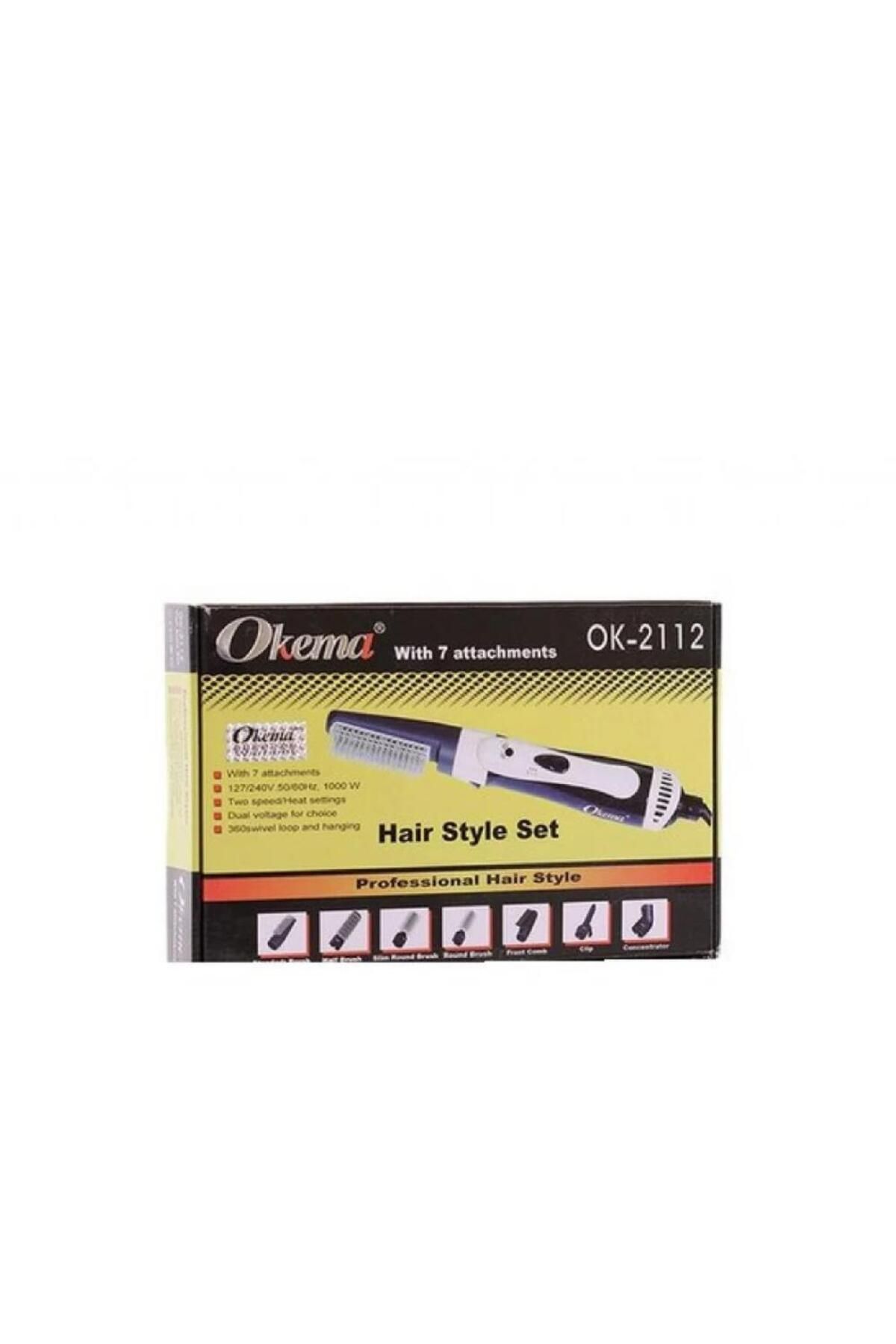 Generic-OKIMA OK-2112 Hair Dryer Set 2