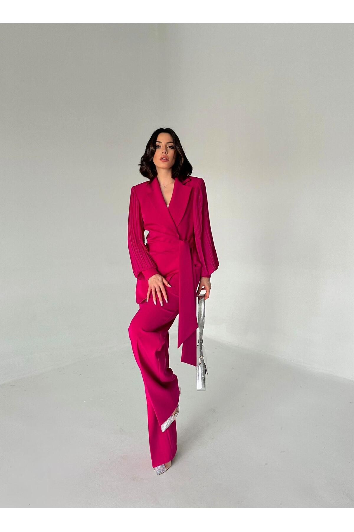 Vuntal BUTİK-CHIFFON SLEEVE DOUBLE SET 4