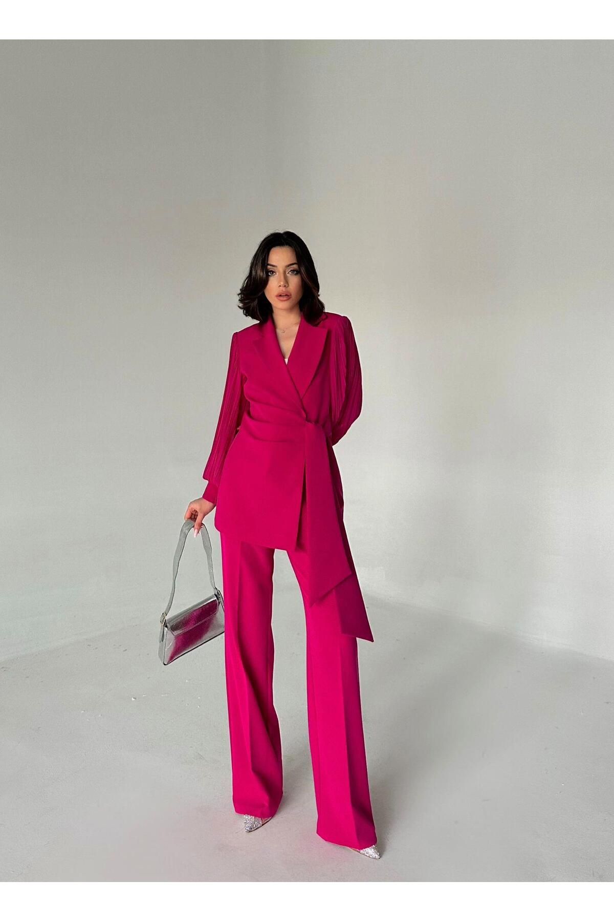 Vuntal BUTİK-CHIFFON SLEEVE DOUBLE SET 3