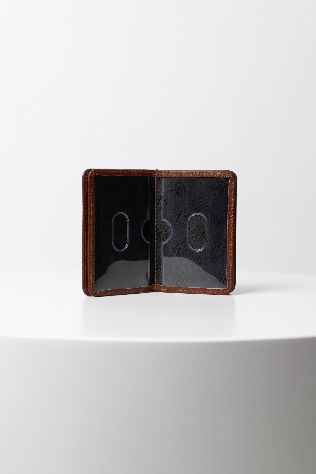 BAYDERİ-Suımir Genuine Leather Card Holder Wallet 5