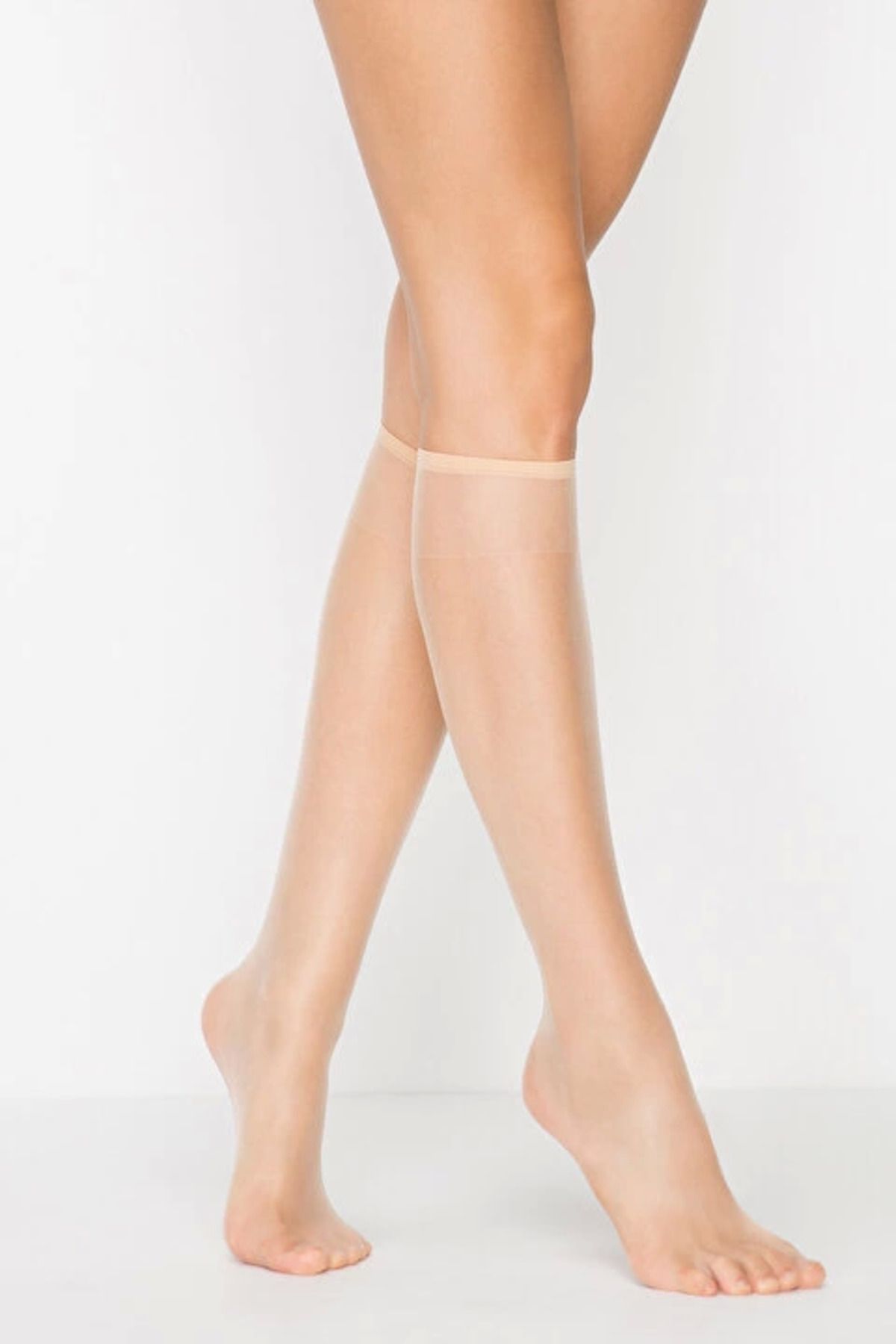 BEEMU Fit15 Parlak Pantolon Çorap