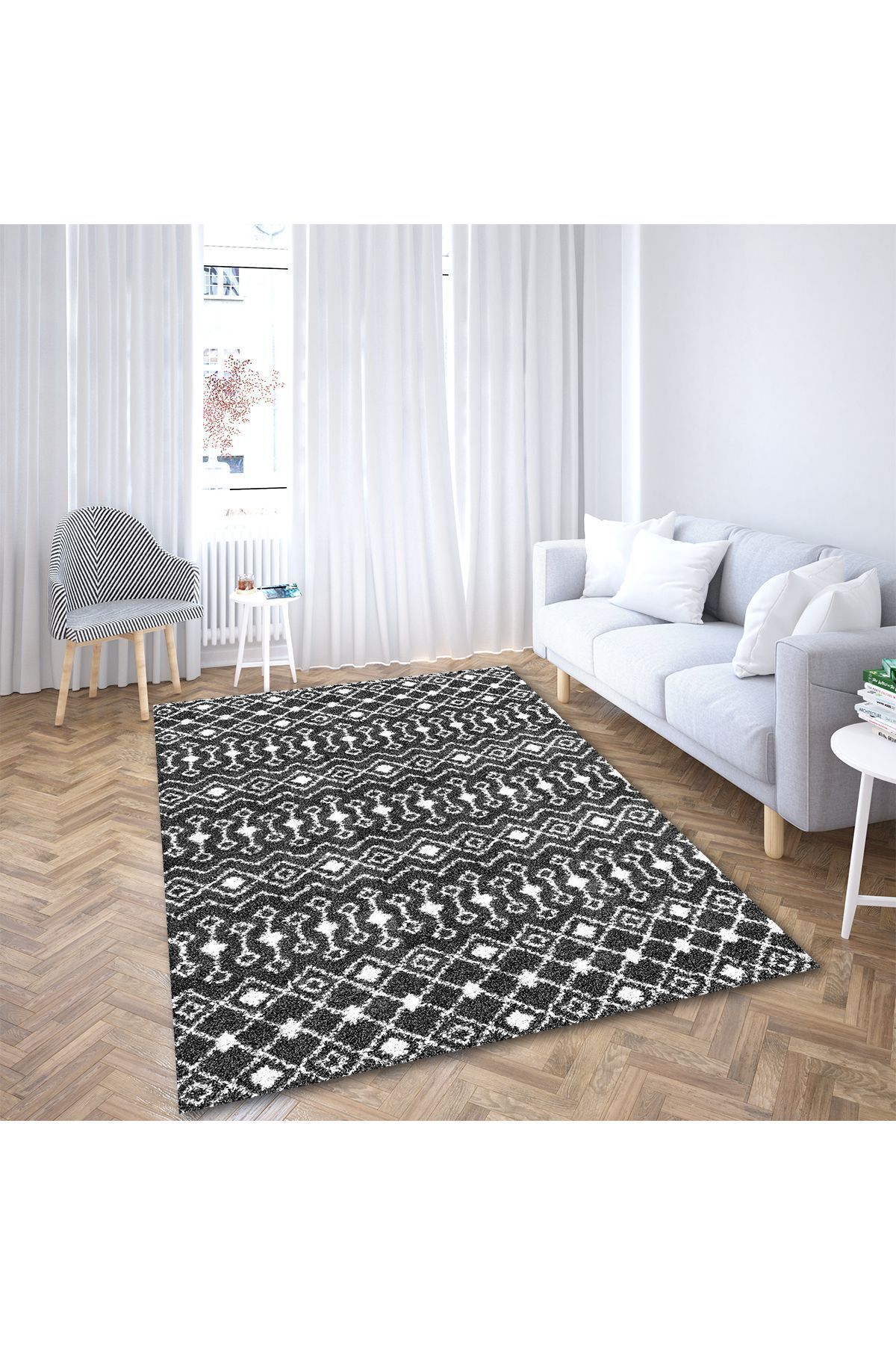 armolin-Mixed Patterned Velvet Look Elastic Carpet Cover (WITHOUT SPONGE) SZZ-1147 1