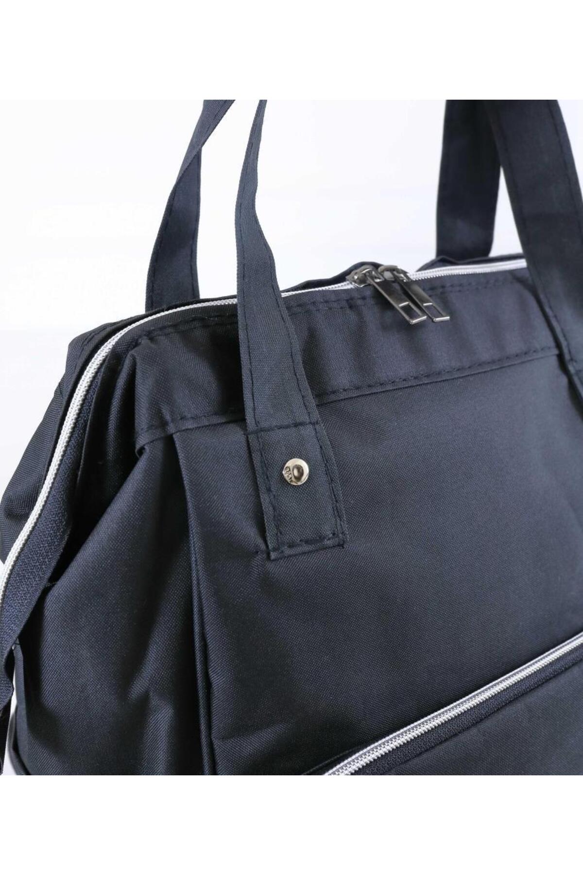 Tommybaby Anne Bebek Bakım Sırt Çantası Biberon Termoslu Sıvı Geçirmez Bebek Çantası fotoğrafı 5 (önizleme)