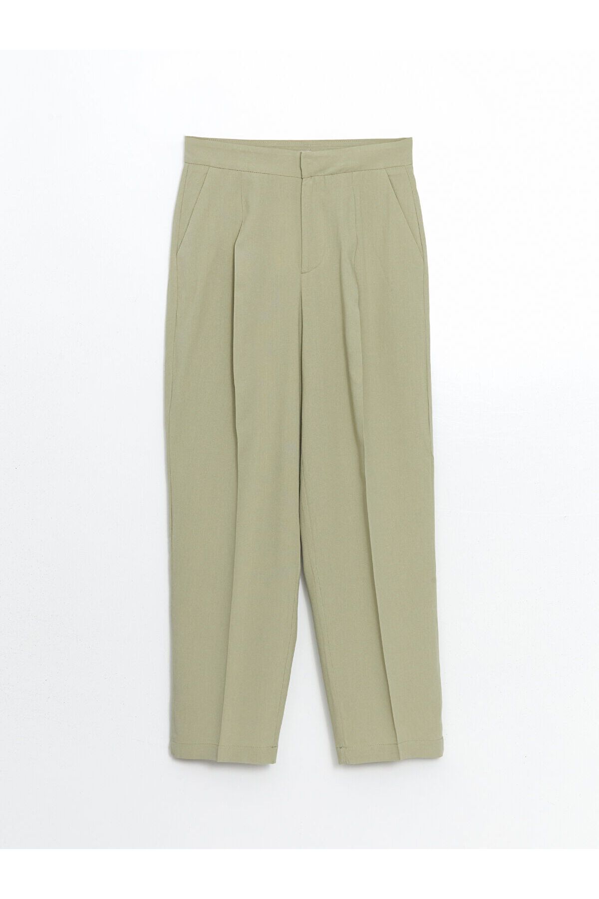 LC Waikiki-Loose Fit Linen Blended Women's Trousers 1