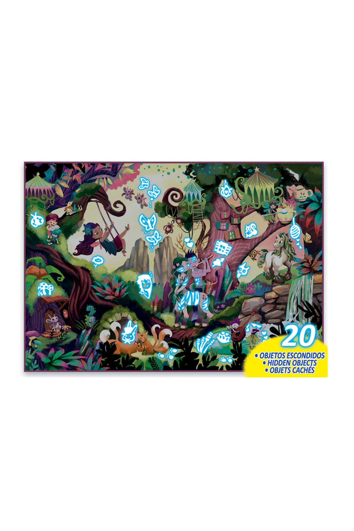 پازل ها و یاپبوزهای کودک دخترانه پسرانه بچگانه 200 BOSQUE MAGICO MYS 18612 ادوکا EDUCA