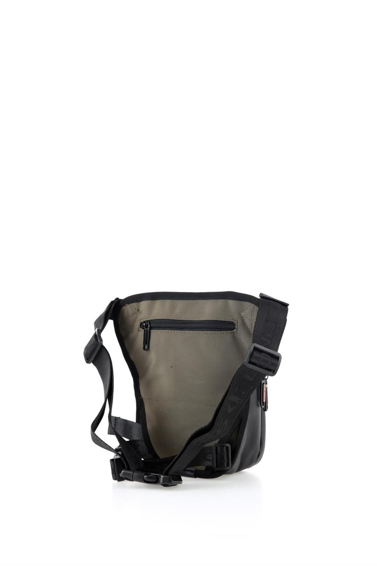 ÇÇS-Unisex Khaki Biker Leg Bag 3