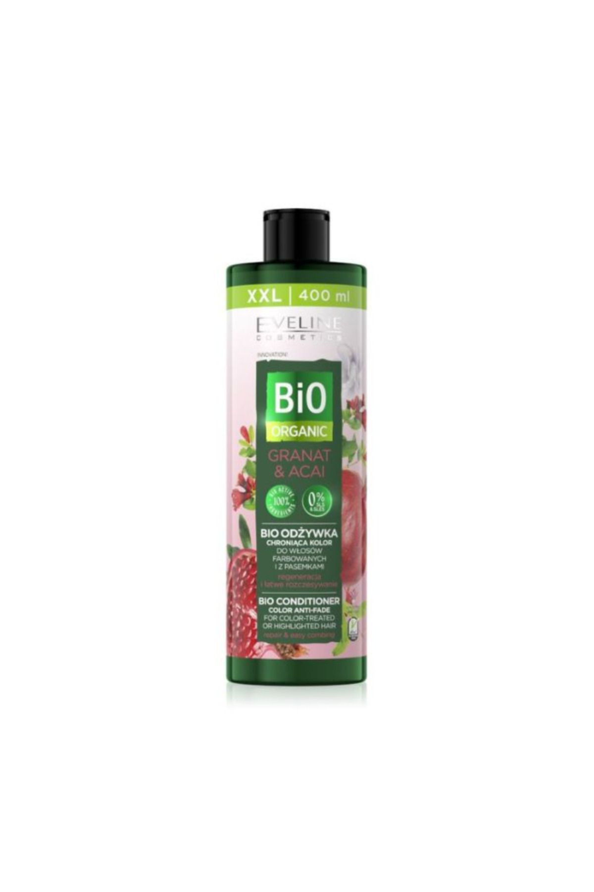 Eveline-Bio Organic Bio Conditioner Colour Anti-Fade Granat& Acai 400ml 1