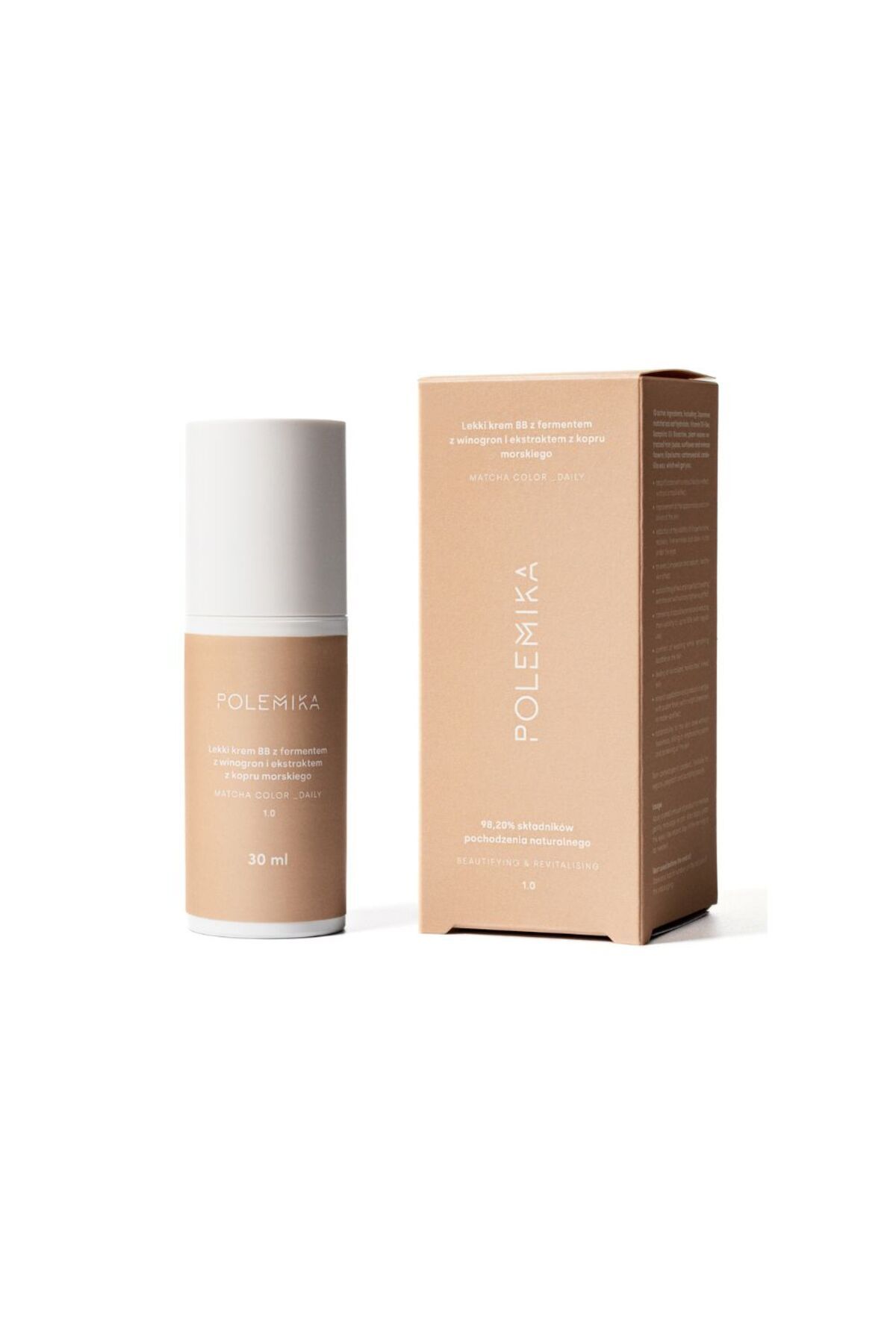 POLEMIKA-POLEMIKA Light BB cream with grape ferment and sea fennel extract No. 1, 30 ml 1