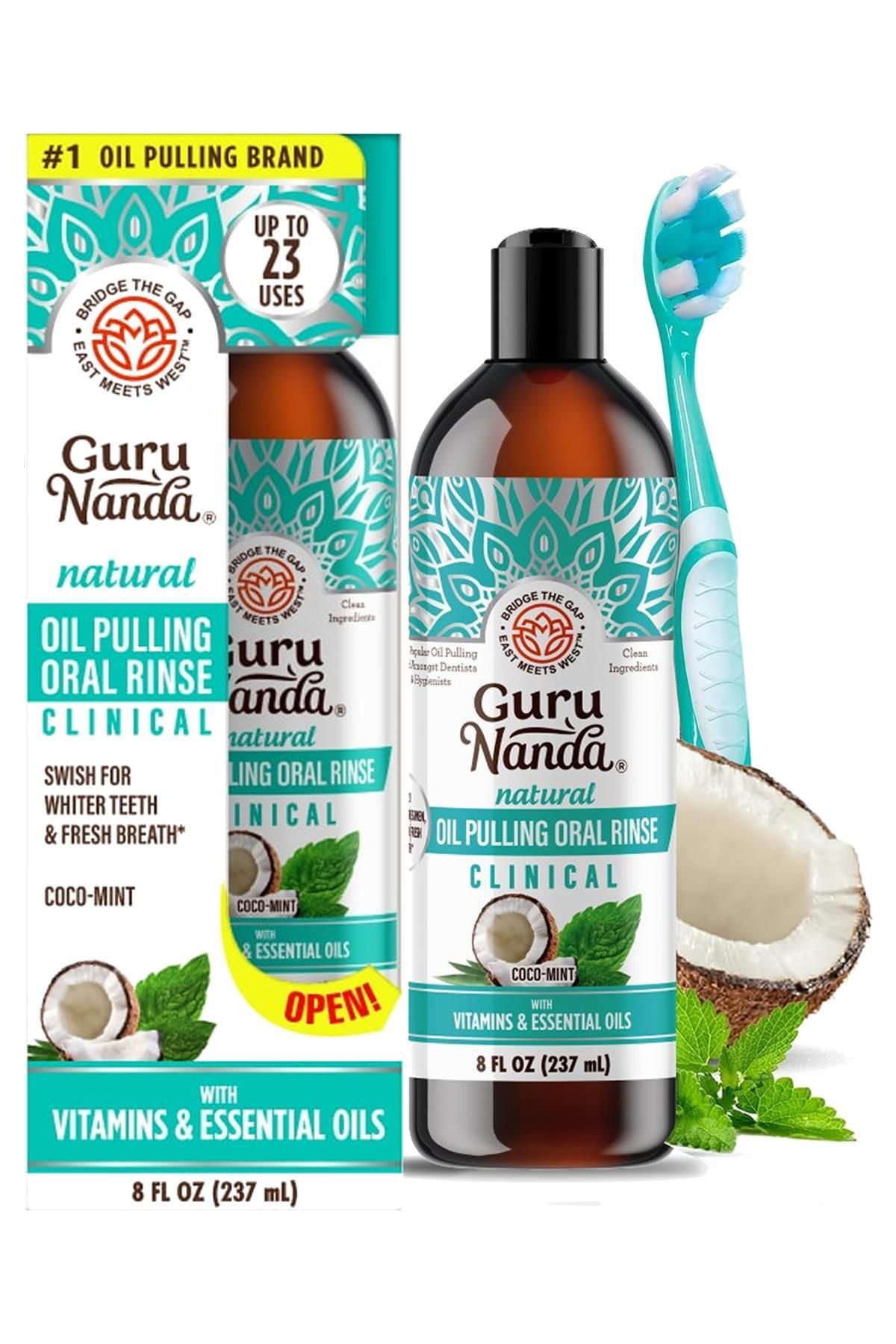 GuruNanda Coconut + Mint Ağız Bakım Suyu 237ML