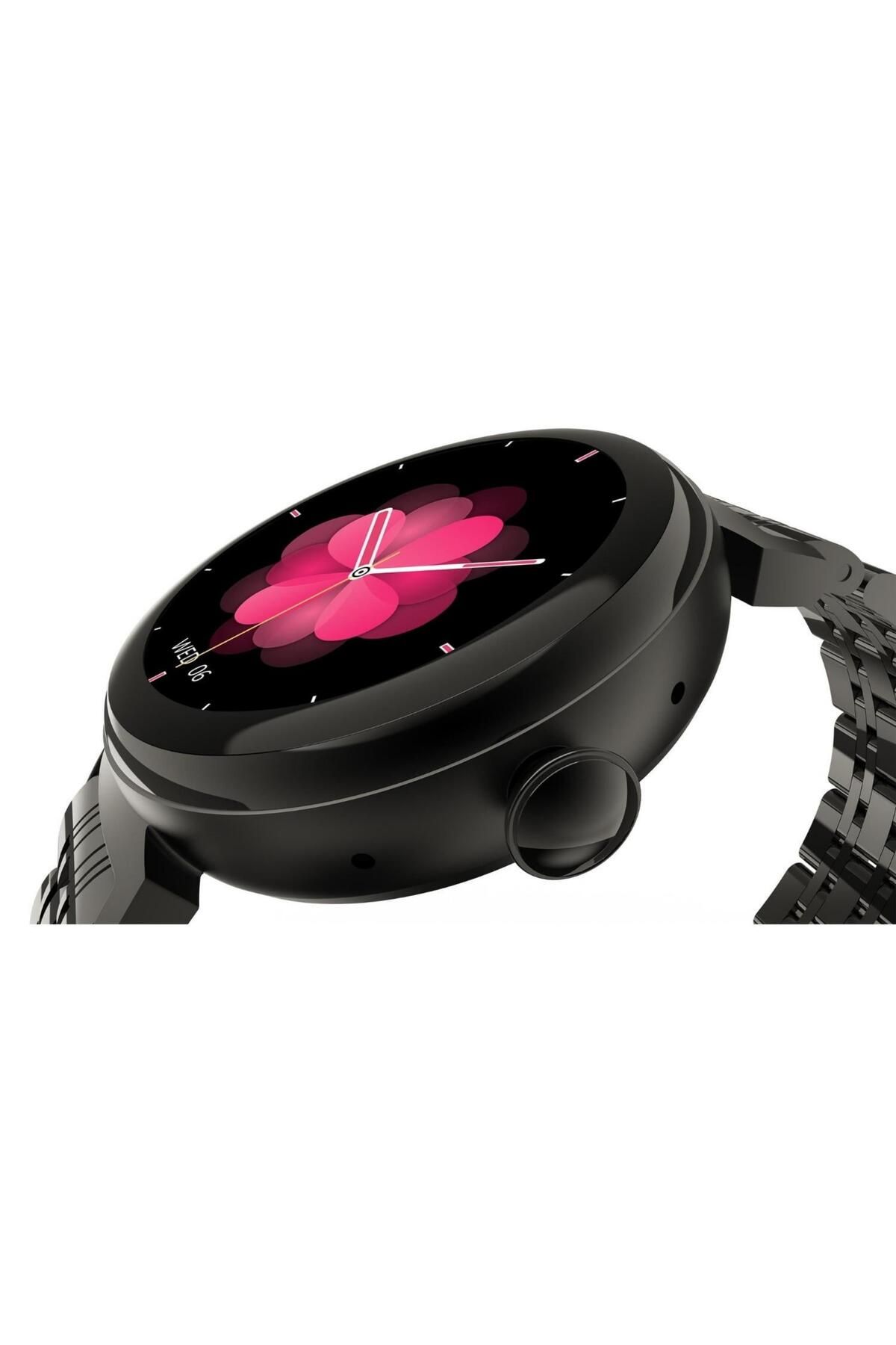 HiFuture-Future Aura Black Bluetooth 5.2 27mm Amoled Display - Smart Watch with Voice Call 4