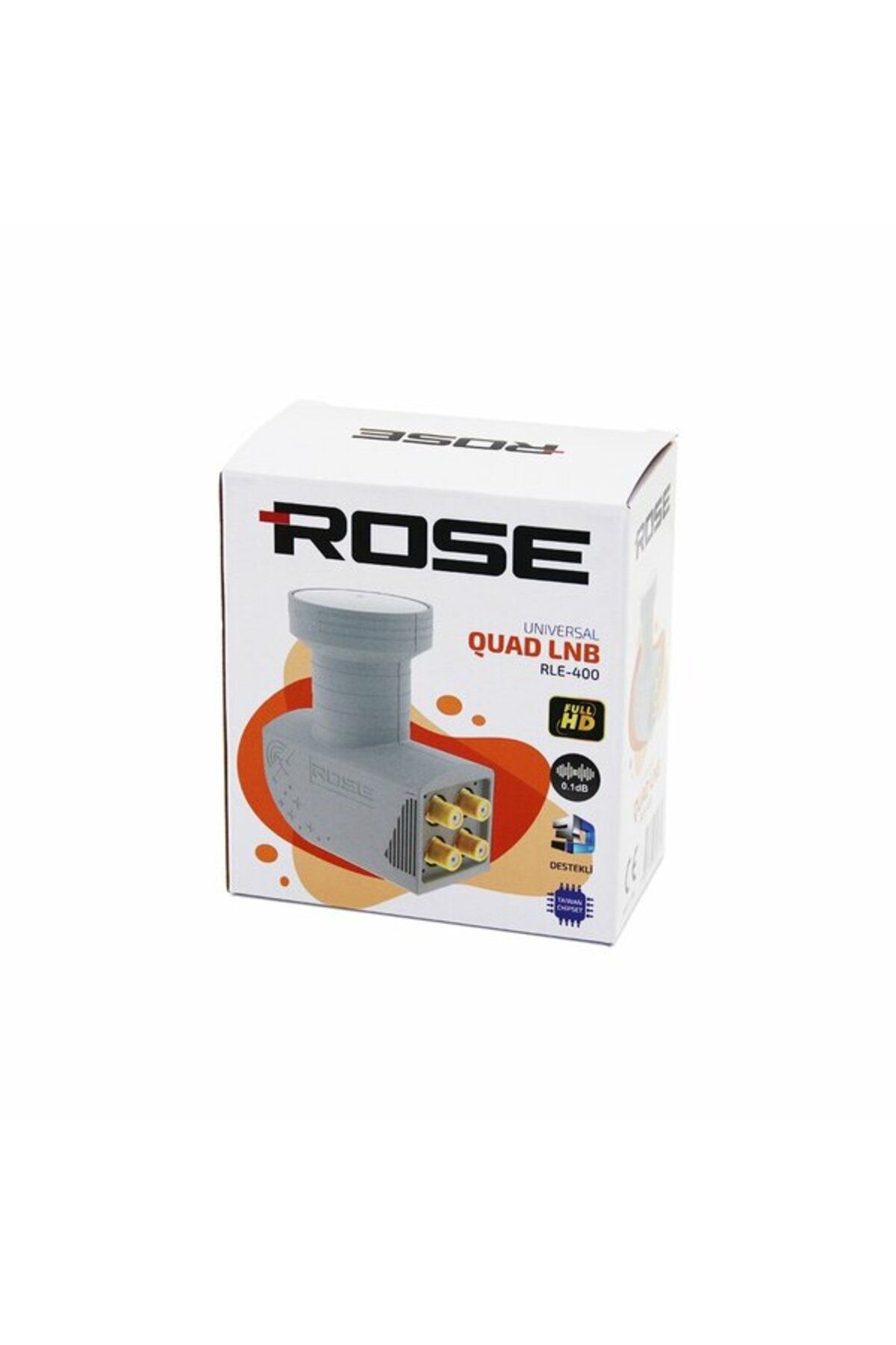 4LÜ UYDU LNB UNIVERSAL QUAD FULL HD - 3D - 0.1DB RLE-400 (4767) - GMS2709-3169