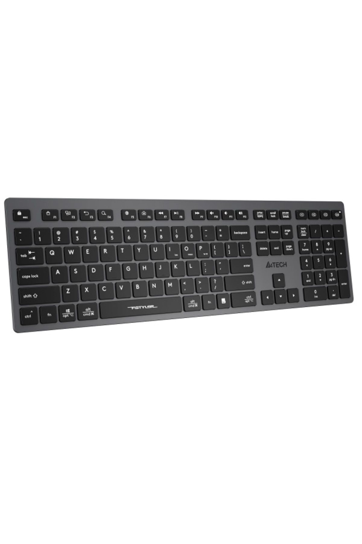 Fstyler Fbx50c Gri Bluetooth 2.4g Nano Fn Şarjlı Multimedya Klavye - 2