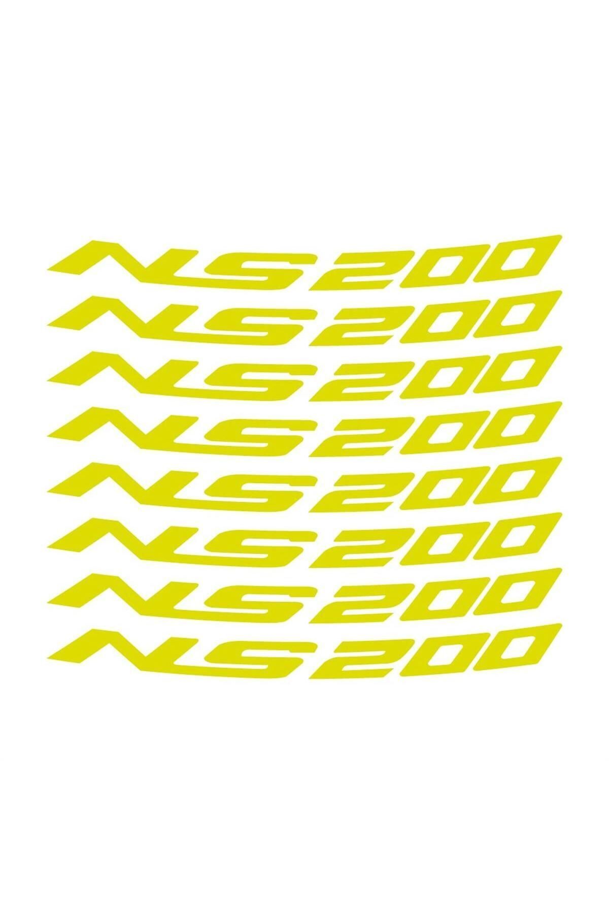 BİLGİMOLA Bajaj Pulsar NS200 Jant İçi Sticker Etiket Modeli