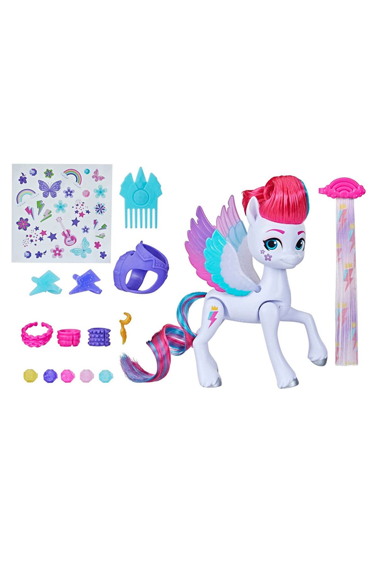 MY LITTLE PONY-Brıdlewoodstock Day Style Figure Zipp Storm F6349-f6452 4