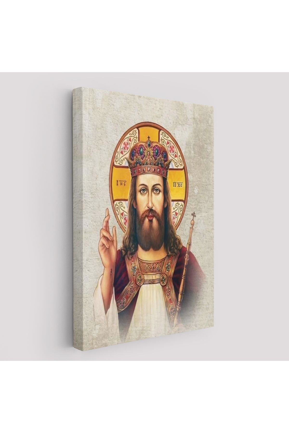 bluvex Hz İsa Tablosu, Kilise Hediyesi Long live Christ the King Jesus Christ -6387