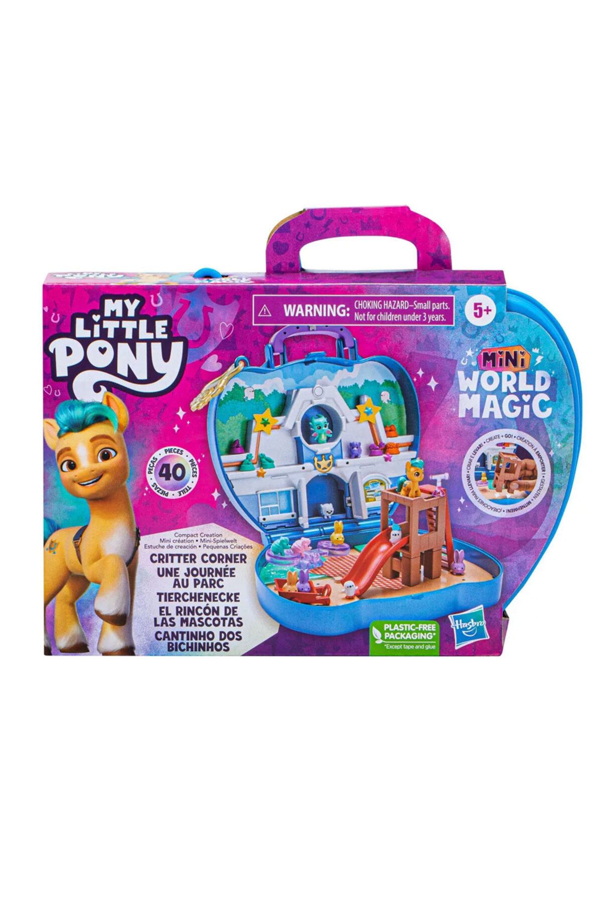 MY LITTLE PONY-Compact Creative Game Set Mini World Magic - Critter Corner F3876-f6440 6