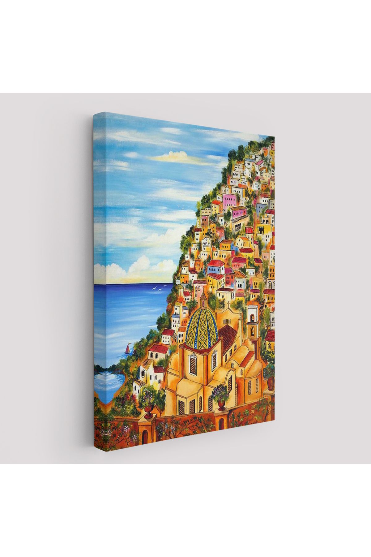 Doğal Bizden DB Roberto Gagliardi'nin Positano İsimli Tablosu-6328