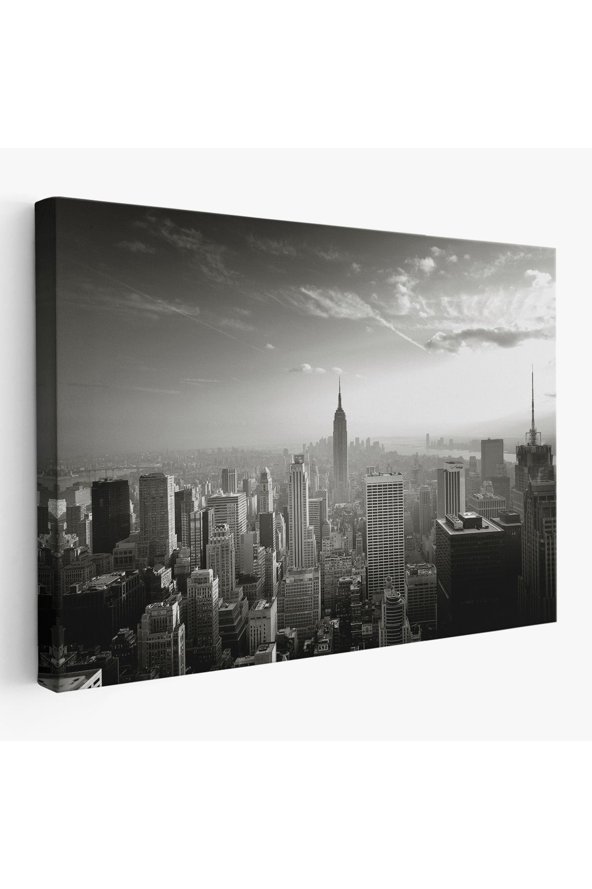Atik Tasarım New York Şehir Manzarası Tablosu-6593