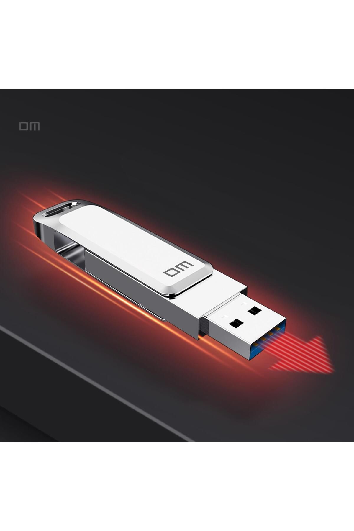 DM-Pd168 Metal USB 3.1 Type C - 128GB Flash Memory 2