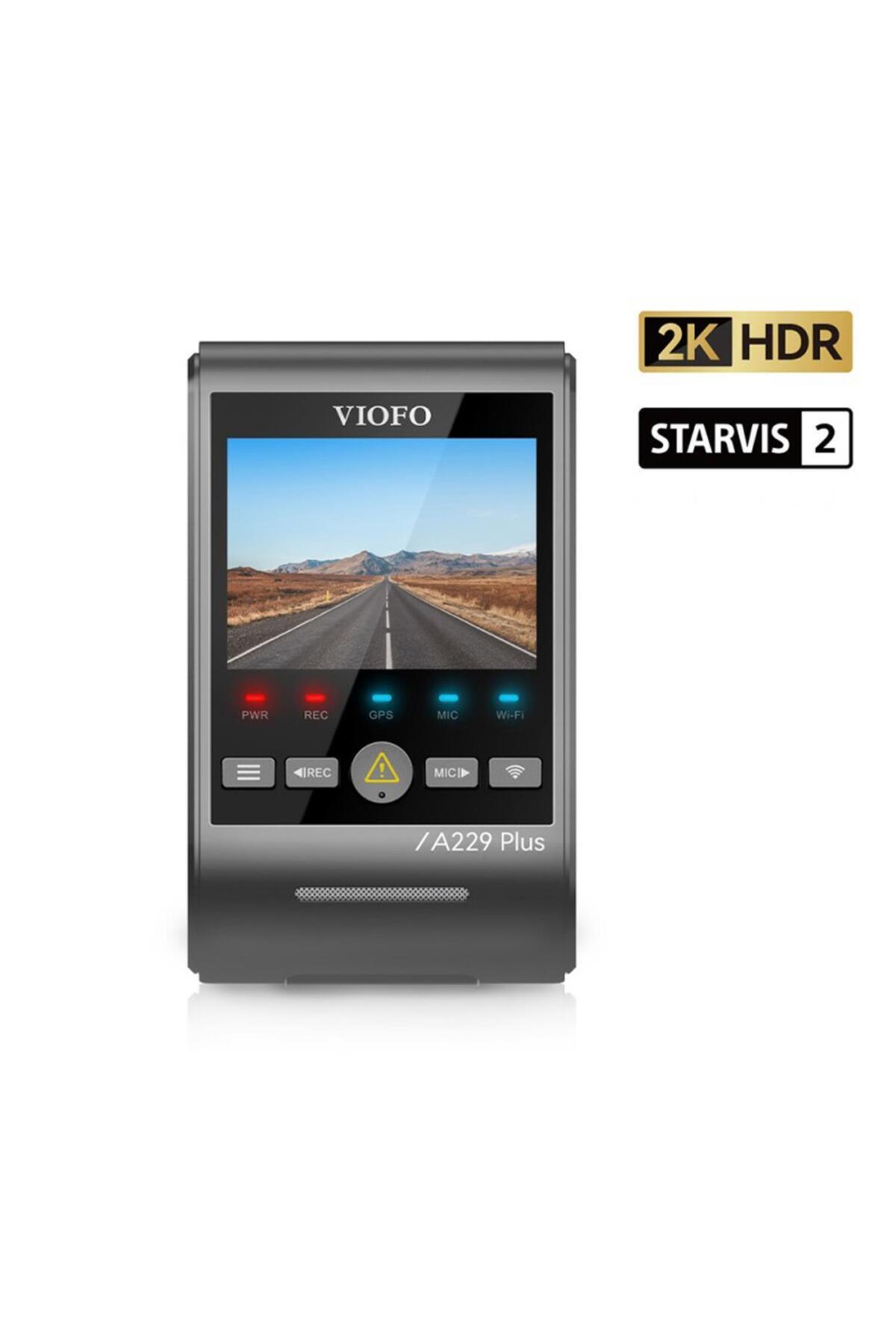 Genel Markalar A229 Plus 2k Hdr Sony Starvis 2 Sensörlü Wi-fi Gps'li Araç Kamerası