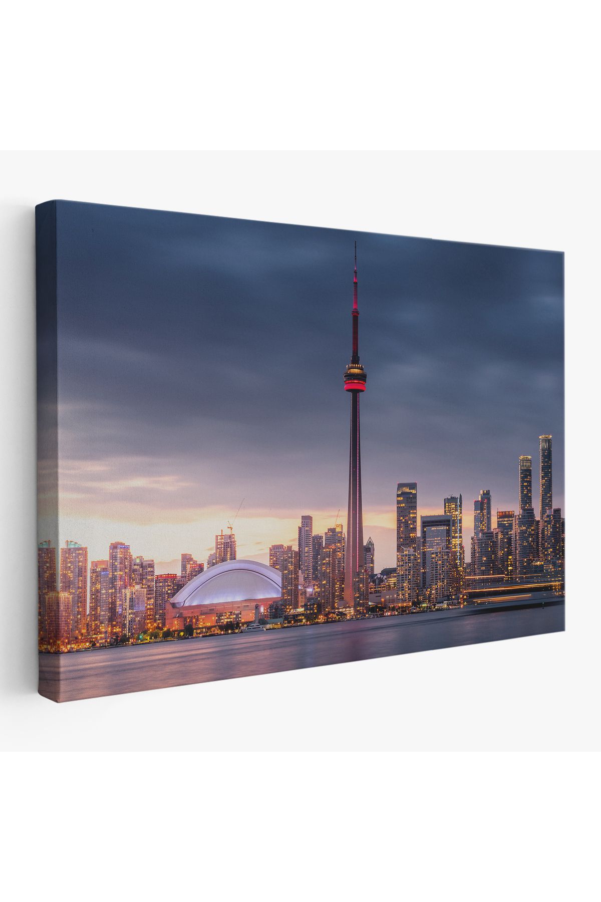 Doğal Bizden DB Kanada Toronto Manzarası Kanvas Tablo-5079